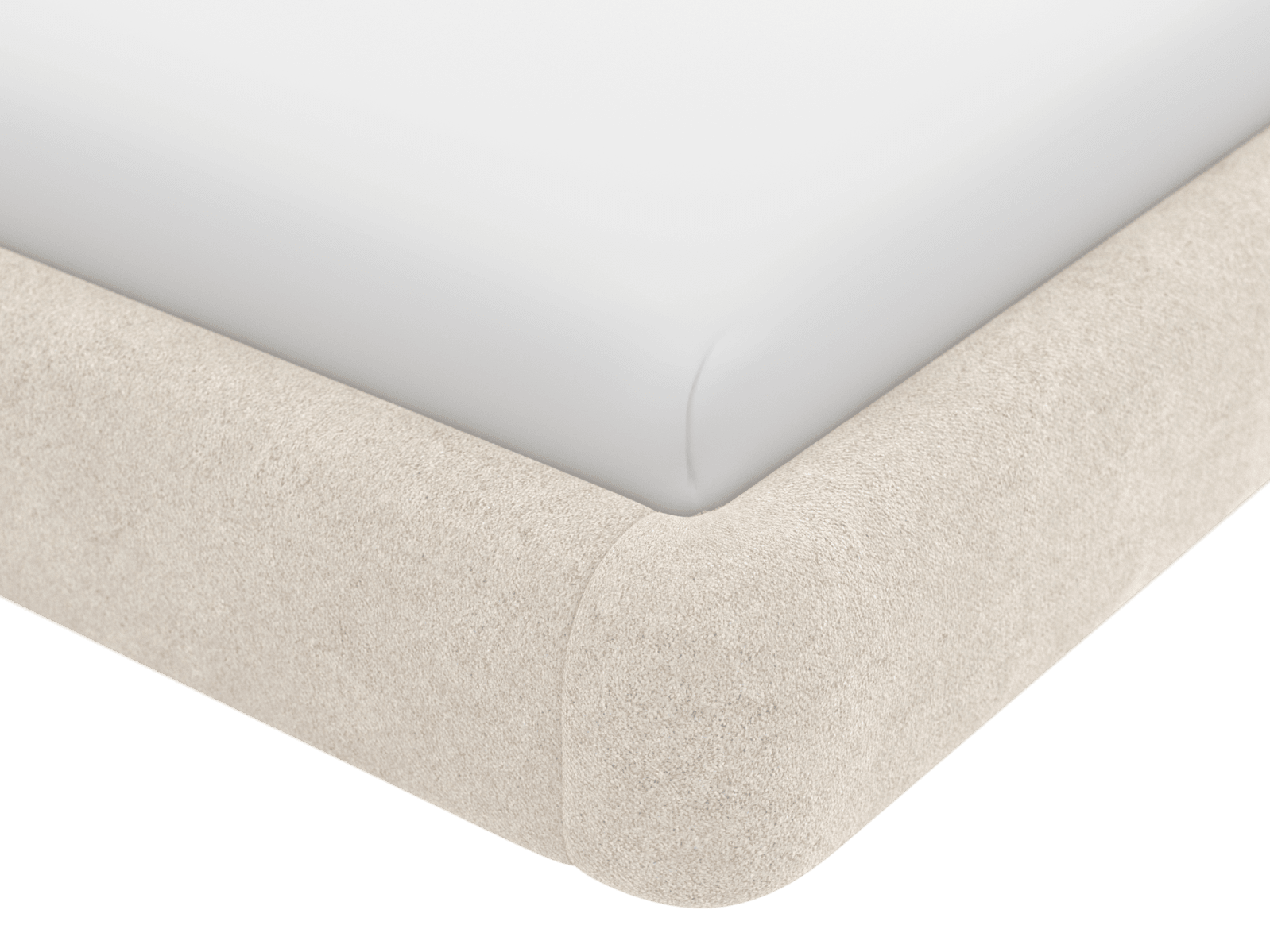 Capri Gas Lift Bed Avon Mineral color Avon Mineral