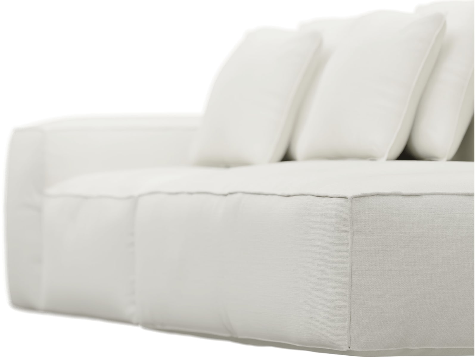 Riley Tribute Shell Modular Sofa - 1x Arm, 1x Armless, 1x Right Terminal color Tribute Shell