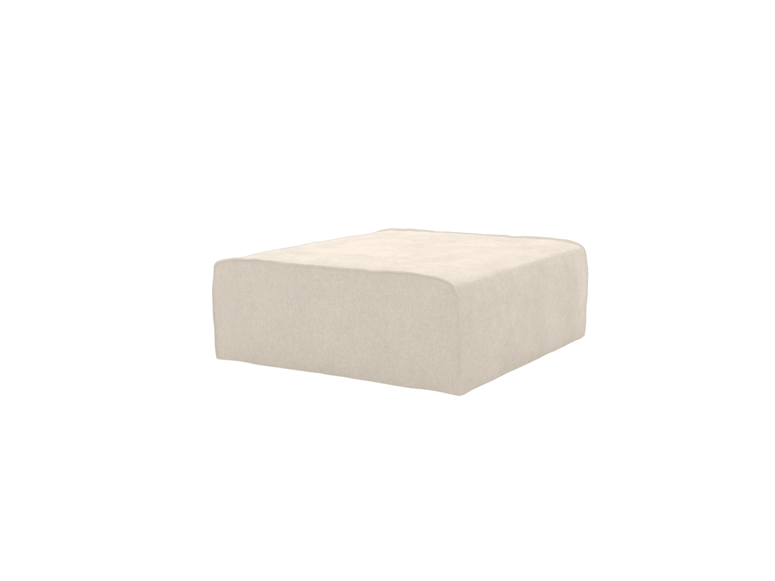 Como Tribute Shell Ottoman - Large color Tribute Shell