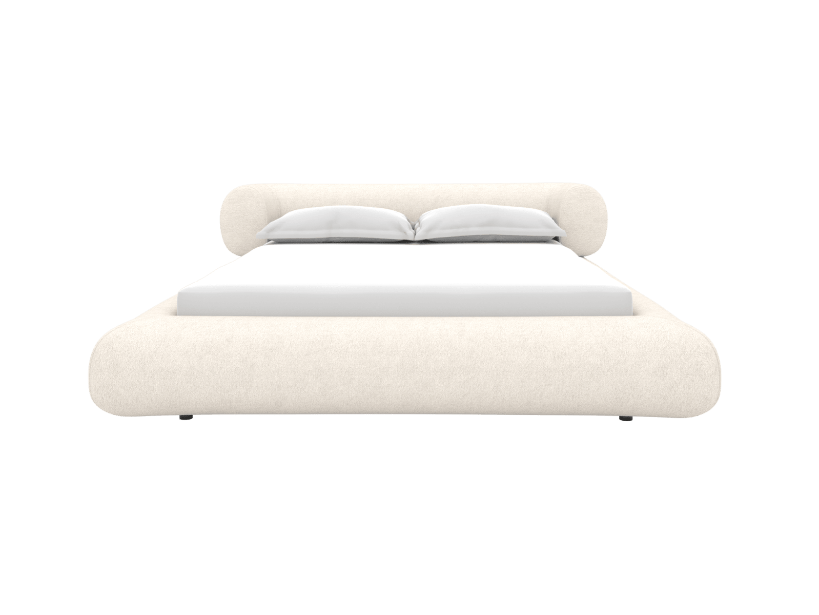 Frankie Bed Noa Fog color Noa Fog