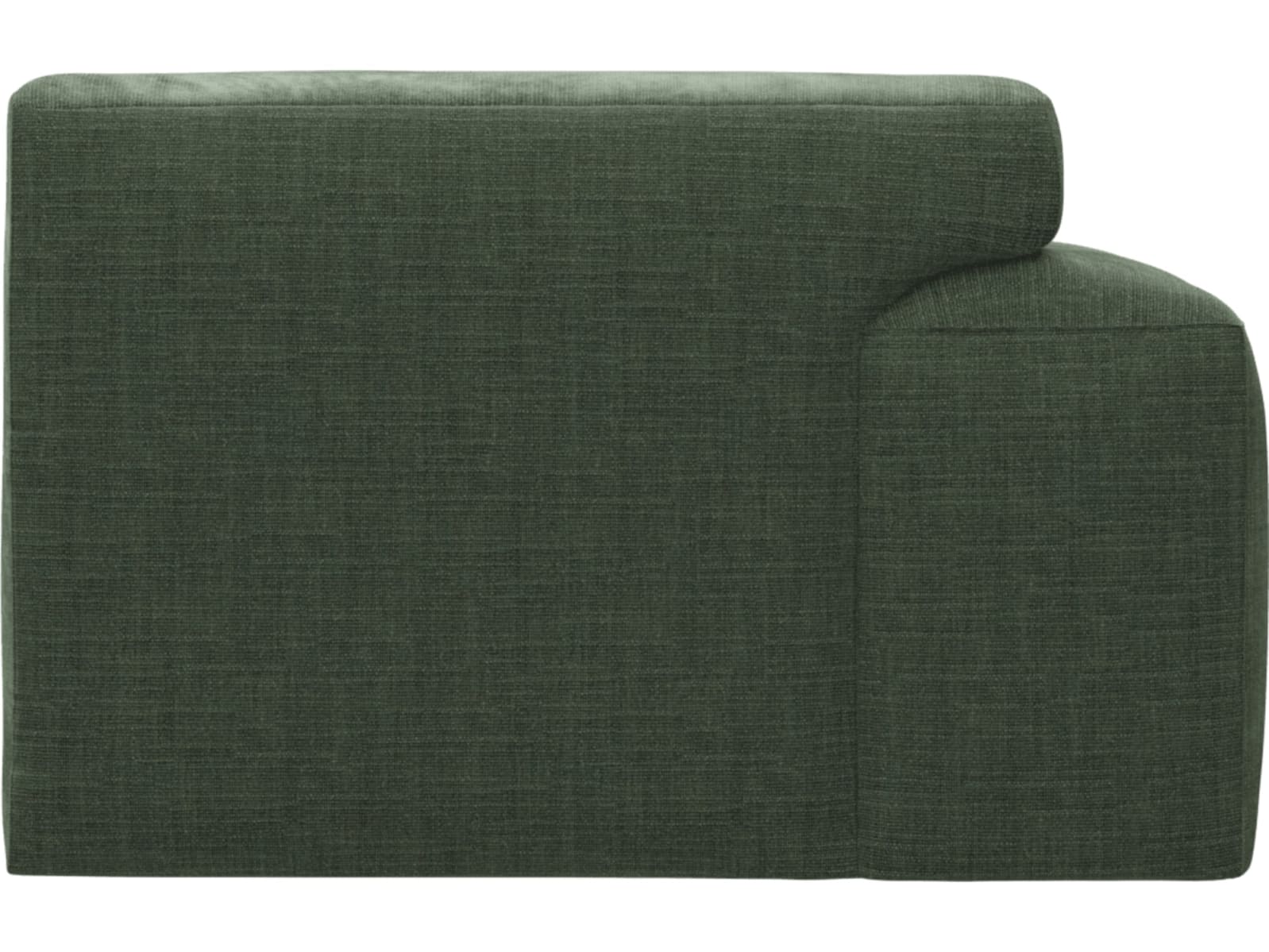 Copenhagen Tribute Dark Jade Left Arm Facing Chaise Module color Tribute Dark Jade