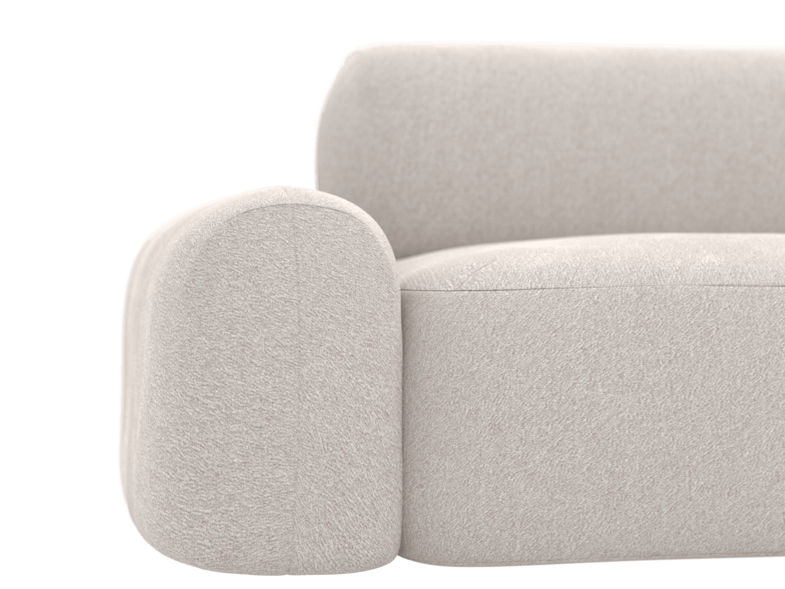 Beckett Toorak Pearl Modular Sofa - 4 Seater color Toorak Pearl