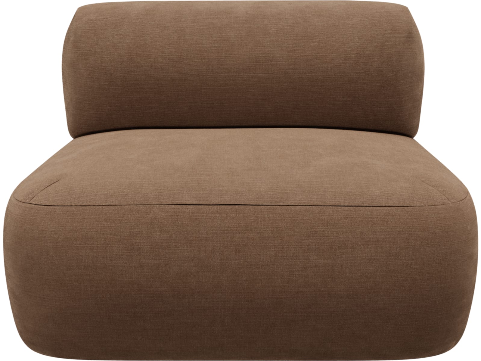 Beckett Tribute Chestnut Sofa Module Armless color Tribute Chestnut