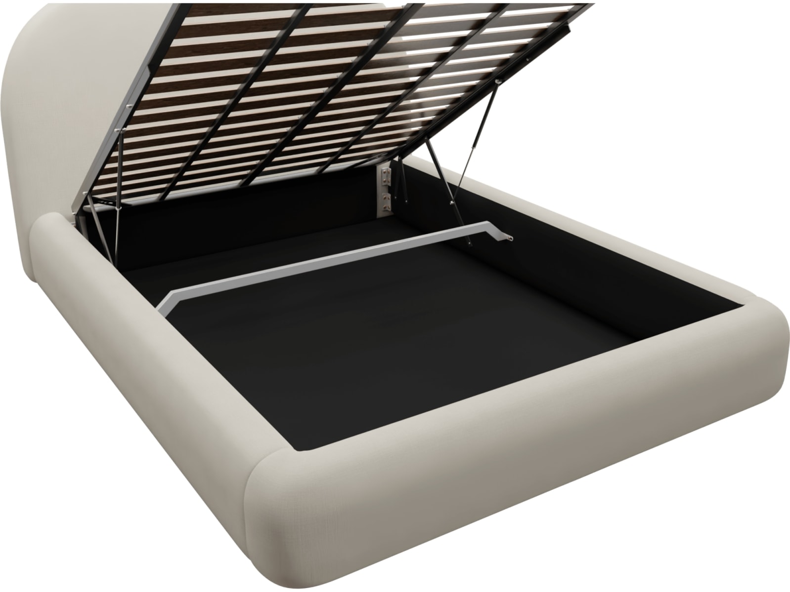 Capri Gas Lift Bed Toorak Pearl color Toorak Pearl