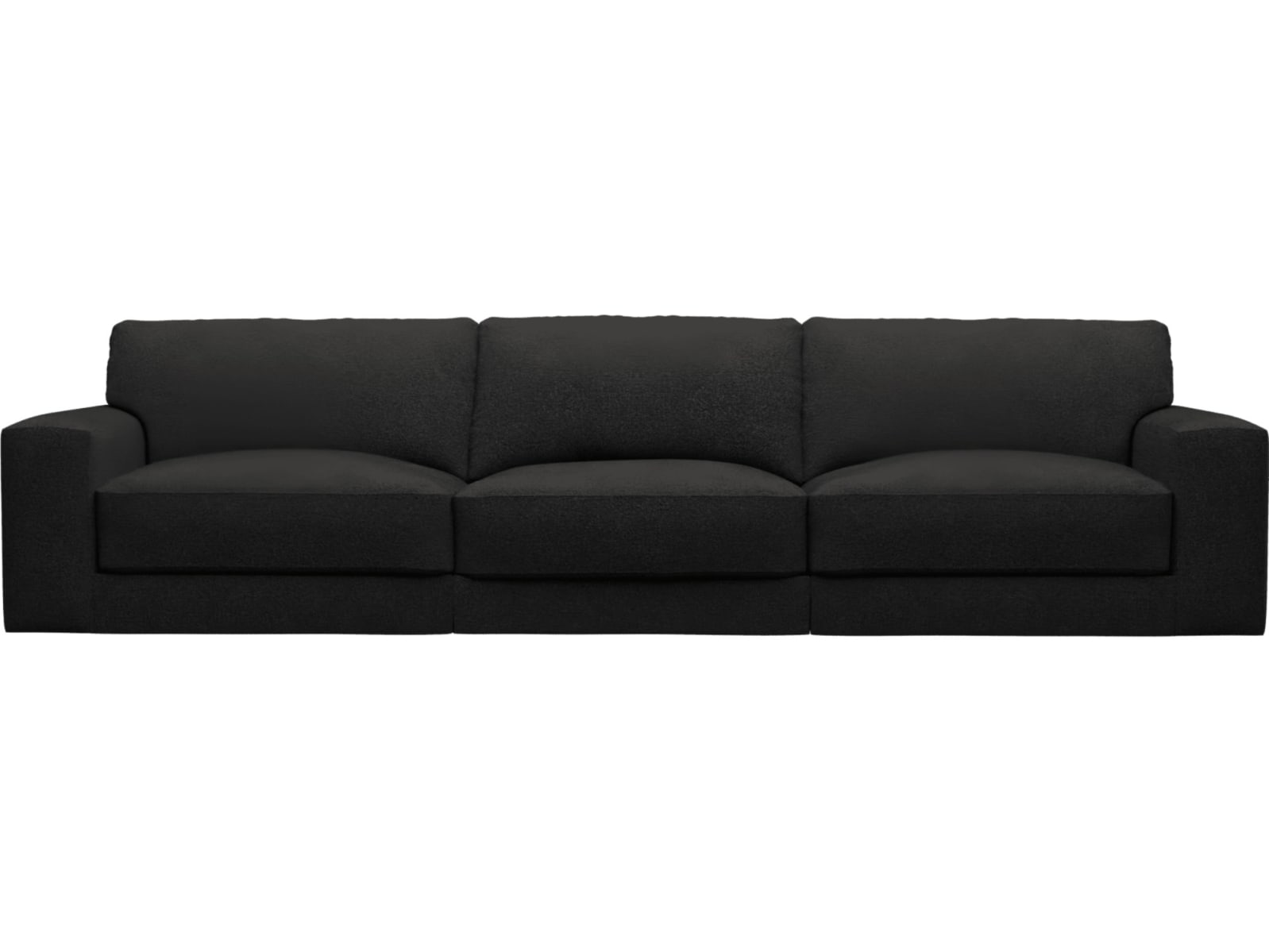 Monica California Charcoal Sofa - 3 Seater color California Charcoal