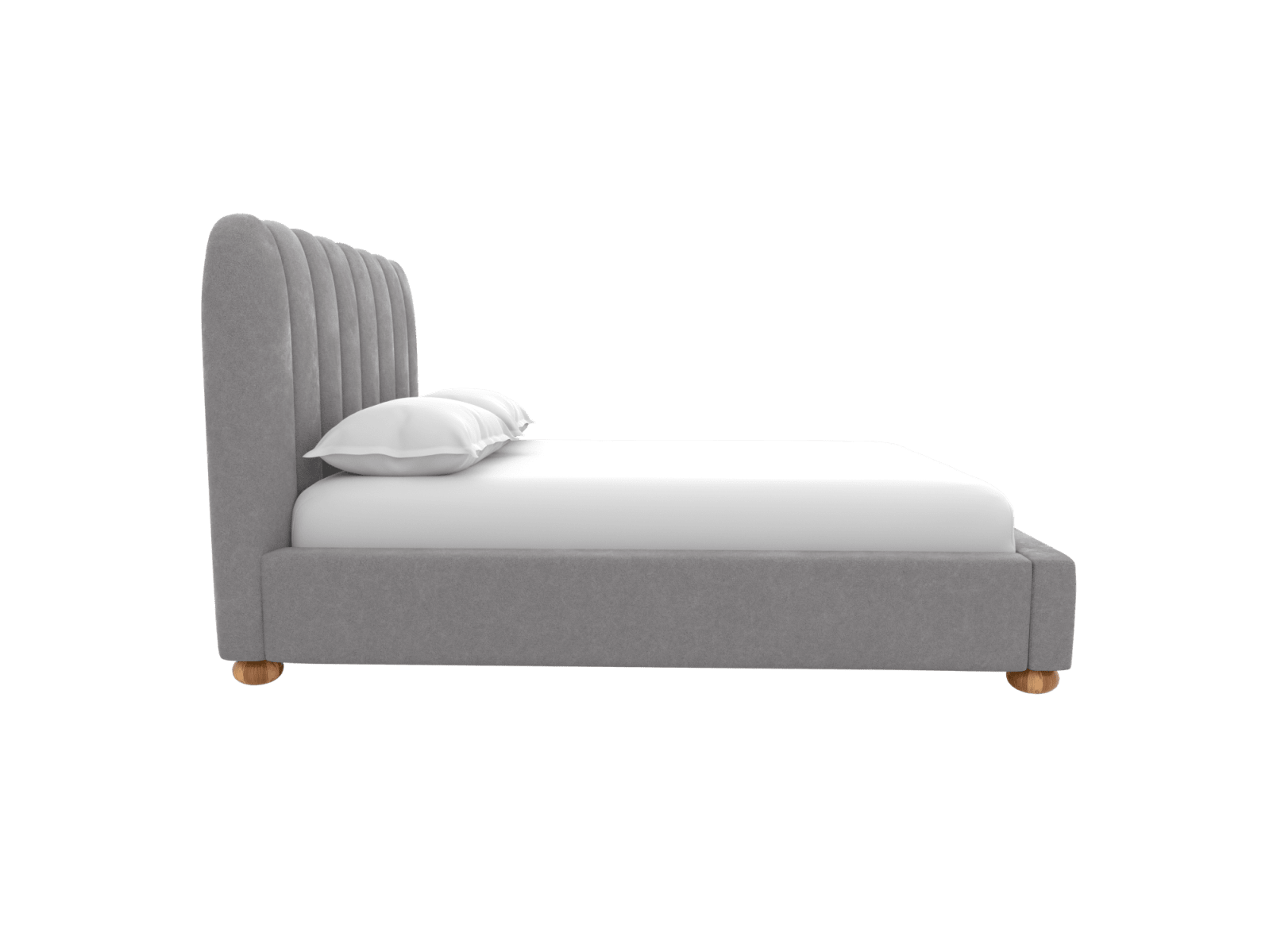 Maeve Bed View Steel color View Steel