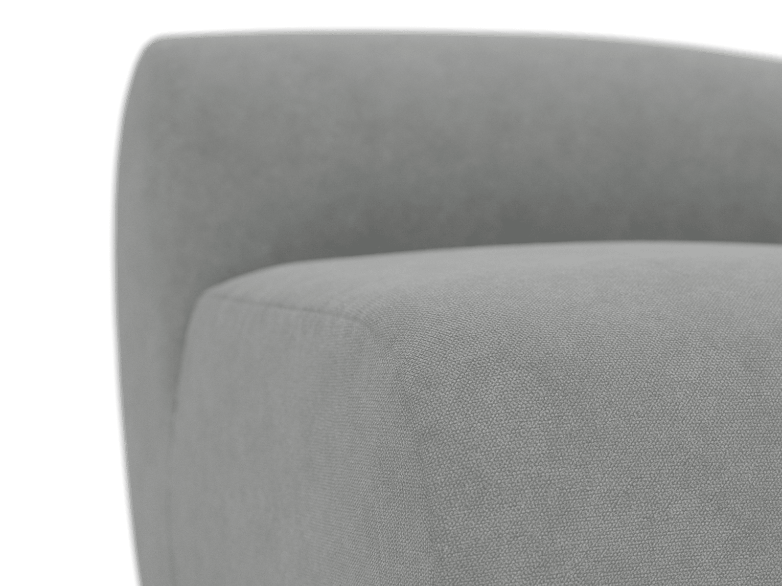 Malmo Maya Flint 1 Seat Right Arm Facing Sofa Module color Maya Flint