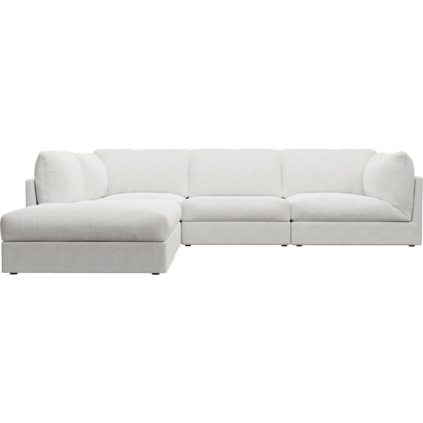 Finley Noa Fog Modular Sofa - 5 Seater LAF Terminal color Noa Fog