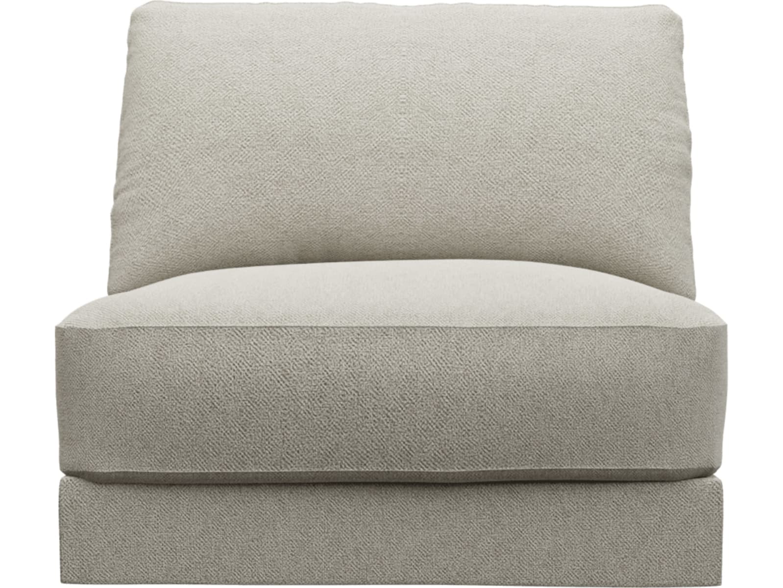 Monica Noa Desert Armless Sofa Chair Module color Noa Desert