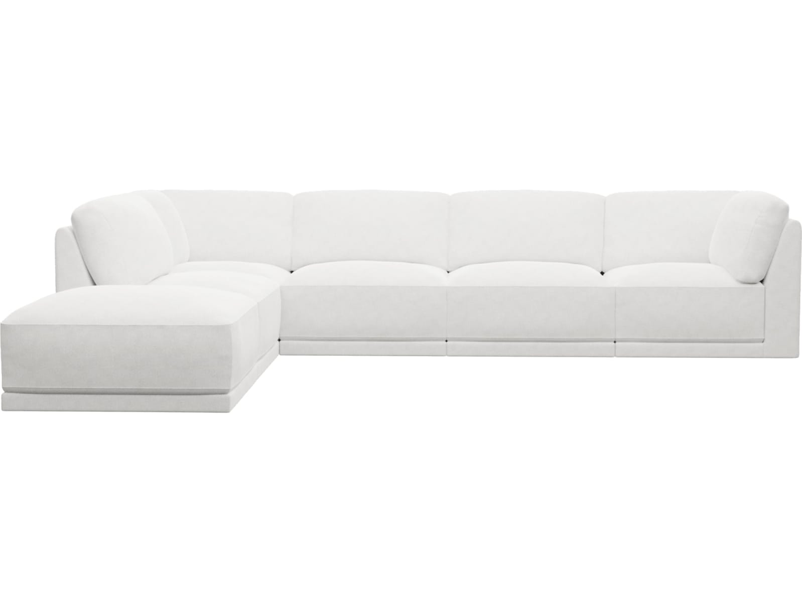 Emily Modular Sofa Noa Fog - 6 Piece color Noa Fog