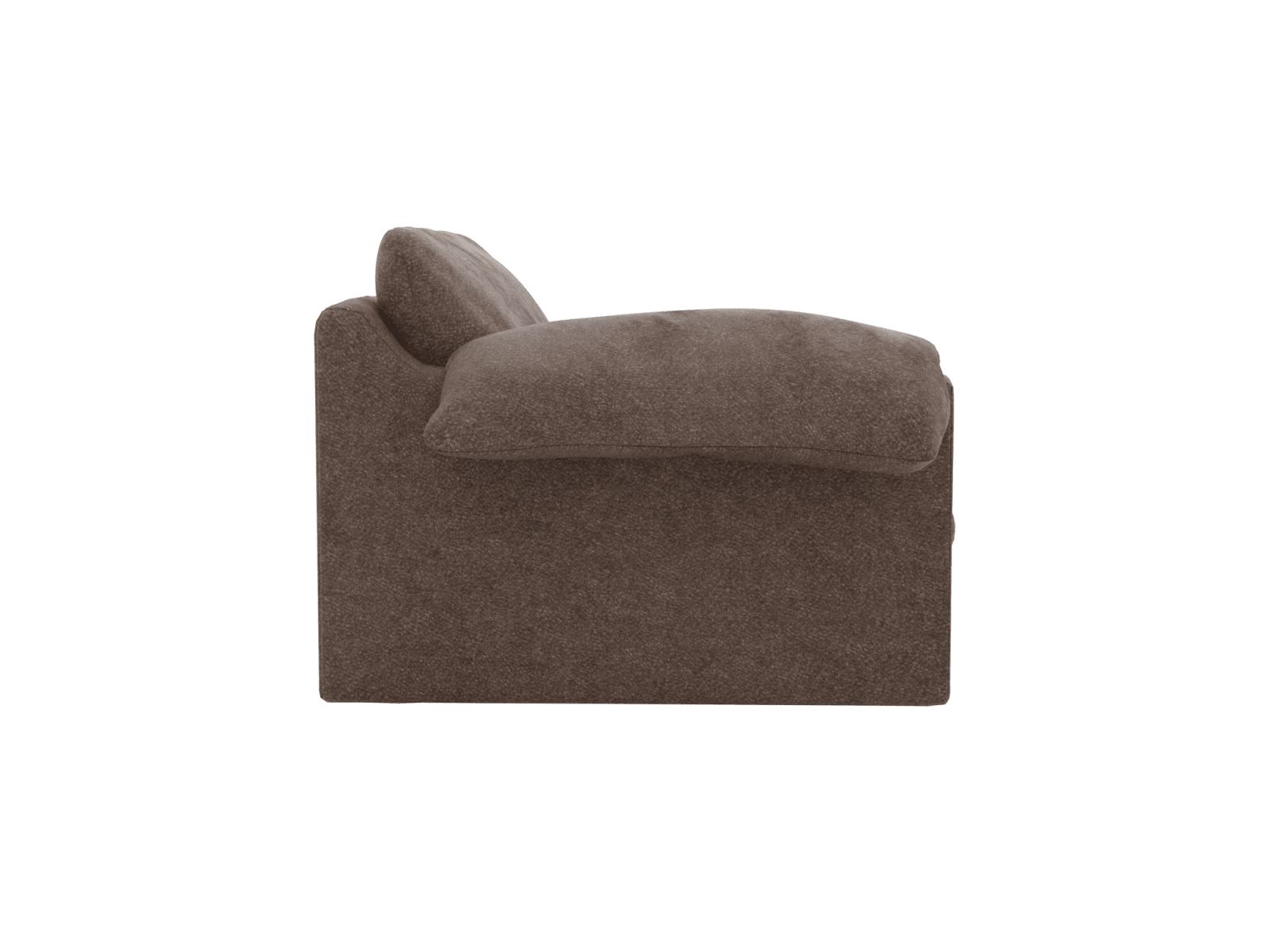 Ludlow Muse Mink Left Arm Facing Chair Module color Muse Mink