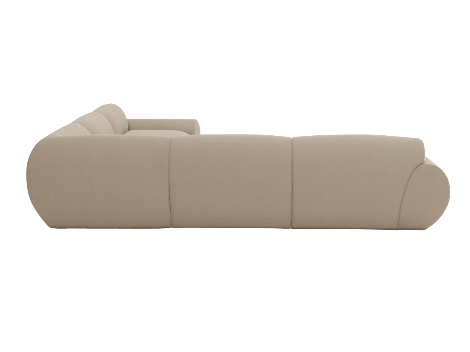 Malmo Blaze Latte Corner Sofa - 5 Seater color Blaze Latte