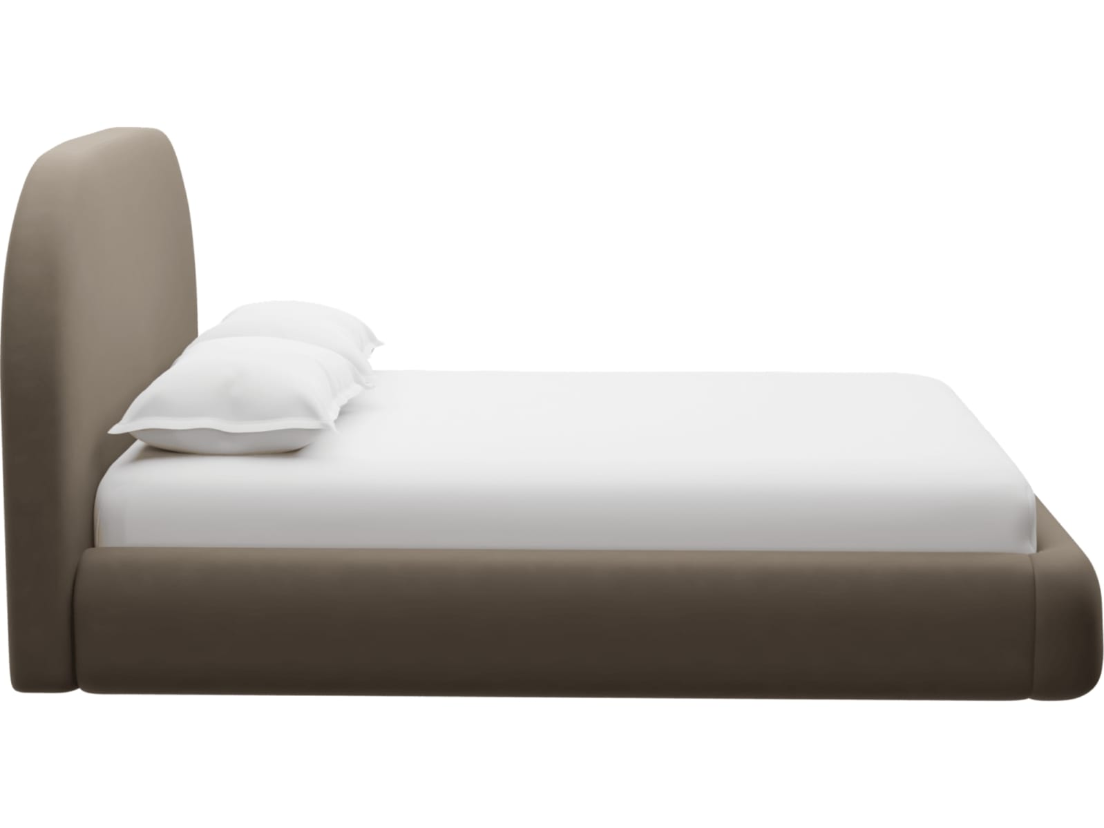 Capri Gas Lift Bed Alles Angora color Alles Angora