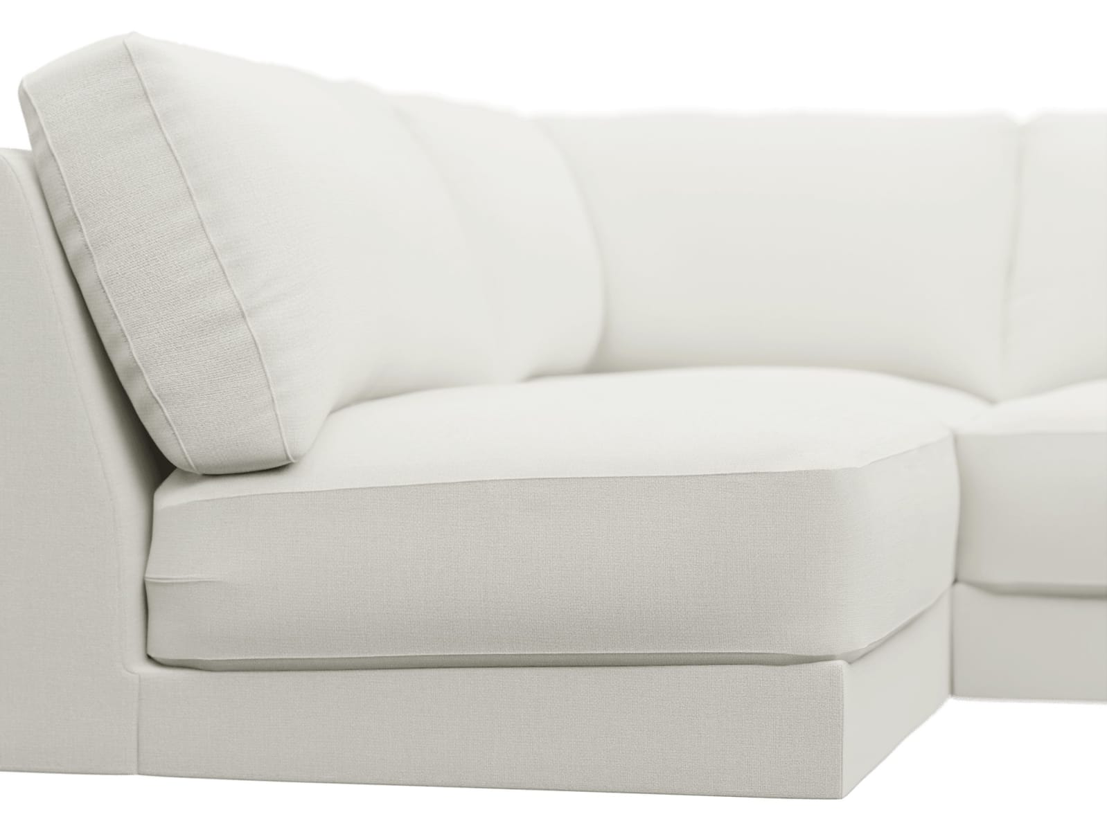 Monica Tribute Shell Sofa - 4 Seater LAF Terminal color Tribute Shell