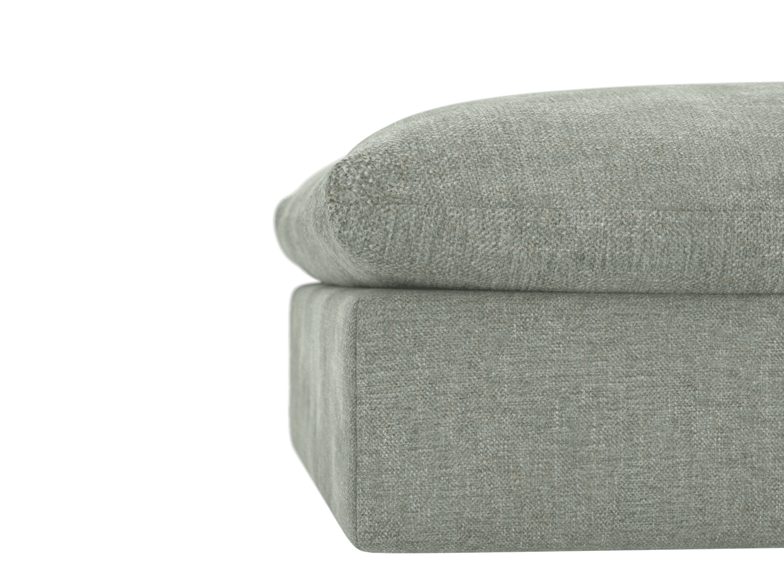 Willow Avon Sage Ottoman color Avon Sage