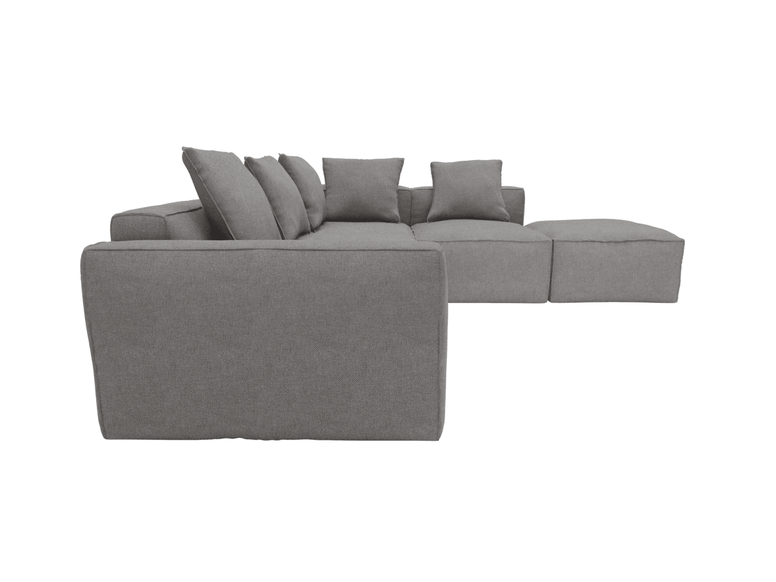 Riley Apt California Slate Sofa - 5 Seater RAF Terminal color California Slate