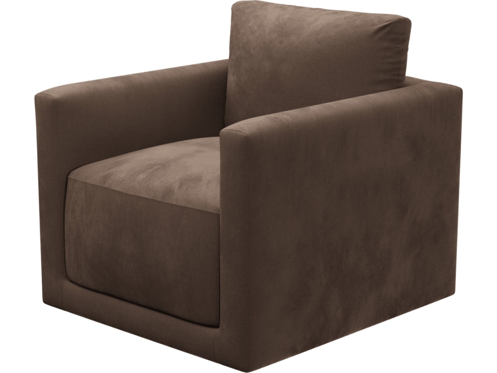 Haven Muse Chocolate Swivel Chair color Muse Chocolate