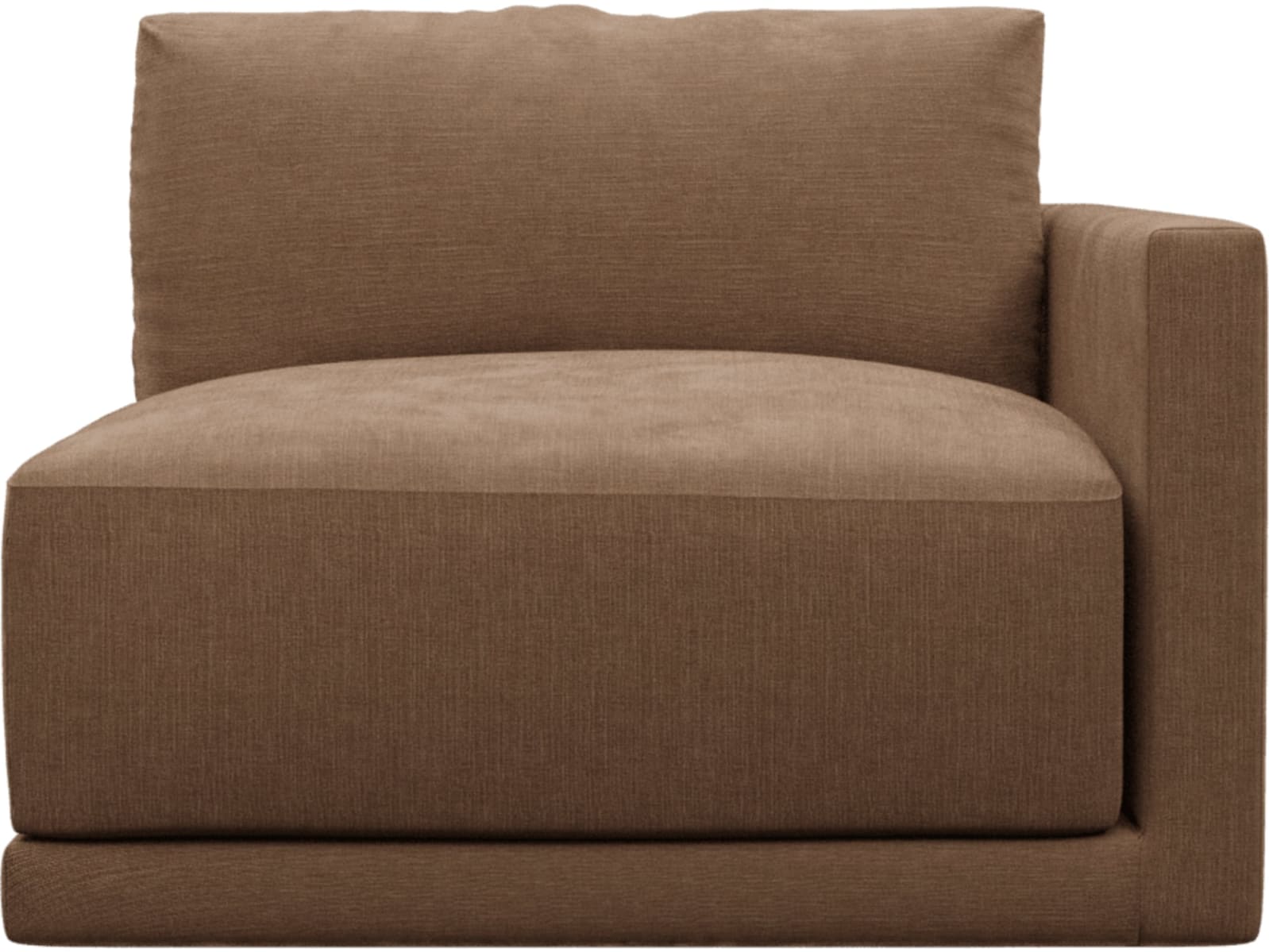 Haven Tribute Chestnut Right Arm Facing Chair Sofa Module color Tribute Chestnut