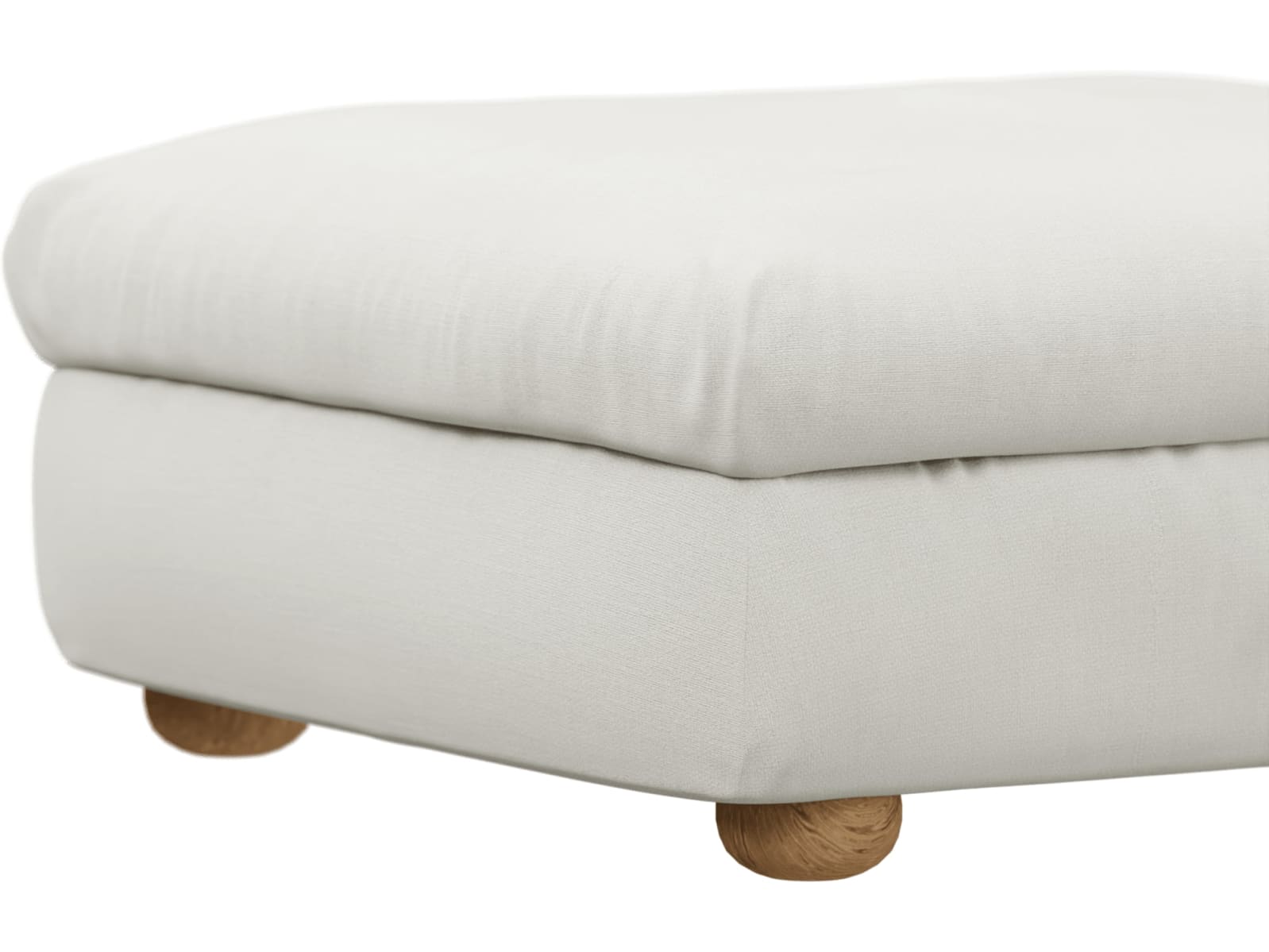 Tully Tribute Shell Ottoman color Tribute Shell