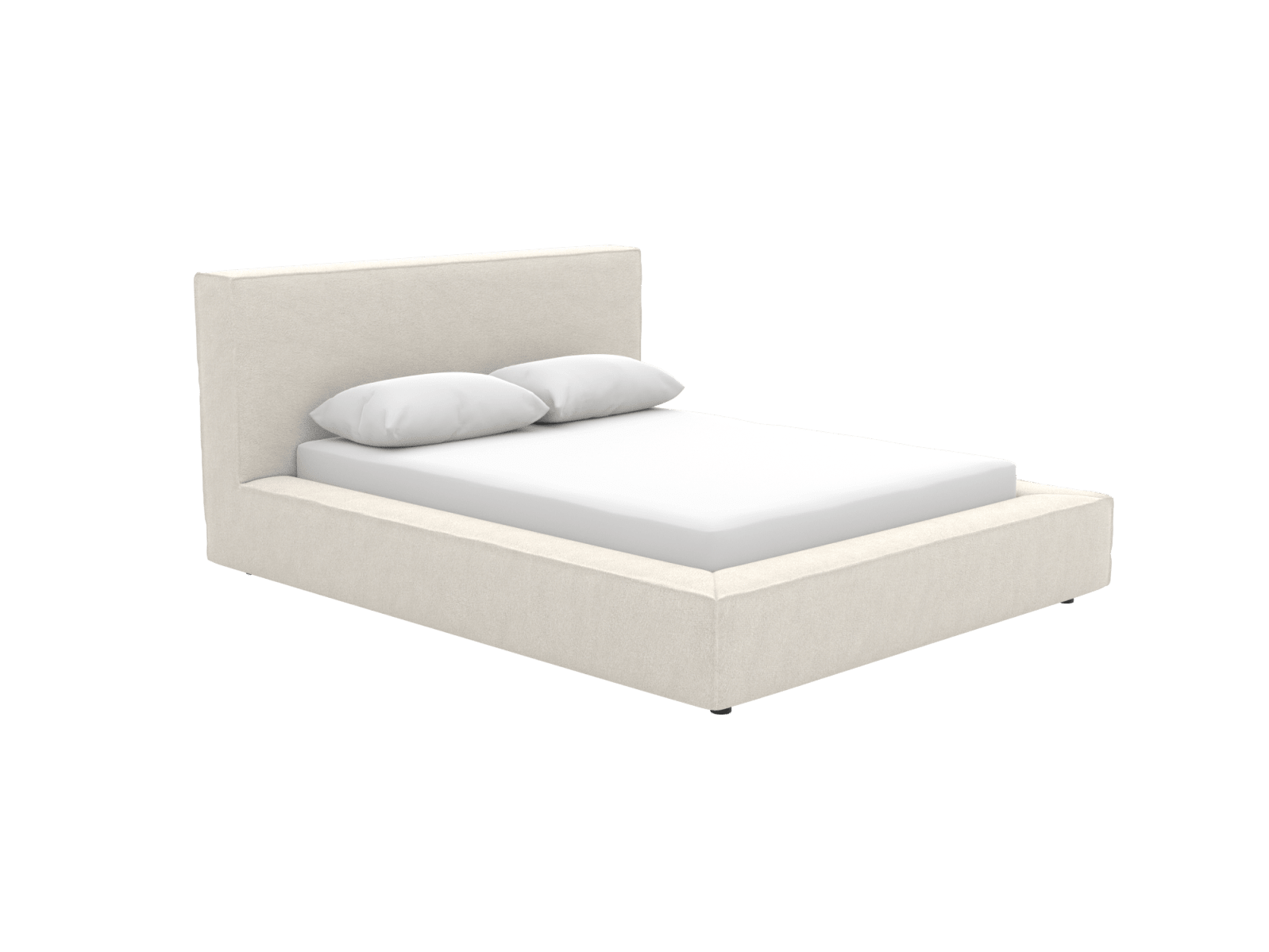 Riley Bed Frame California Ivory color California Ivory