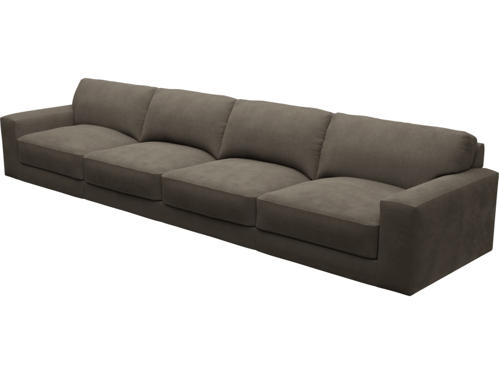 Monica Muse Mink Sofa - 4 Seater color Muse Mink