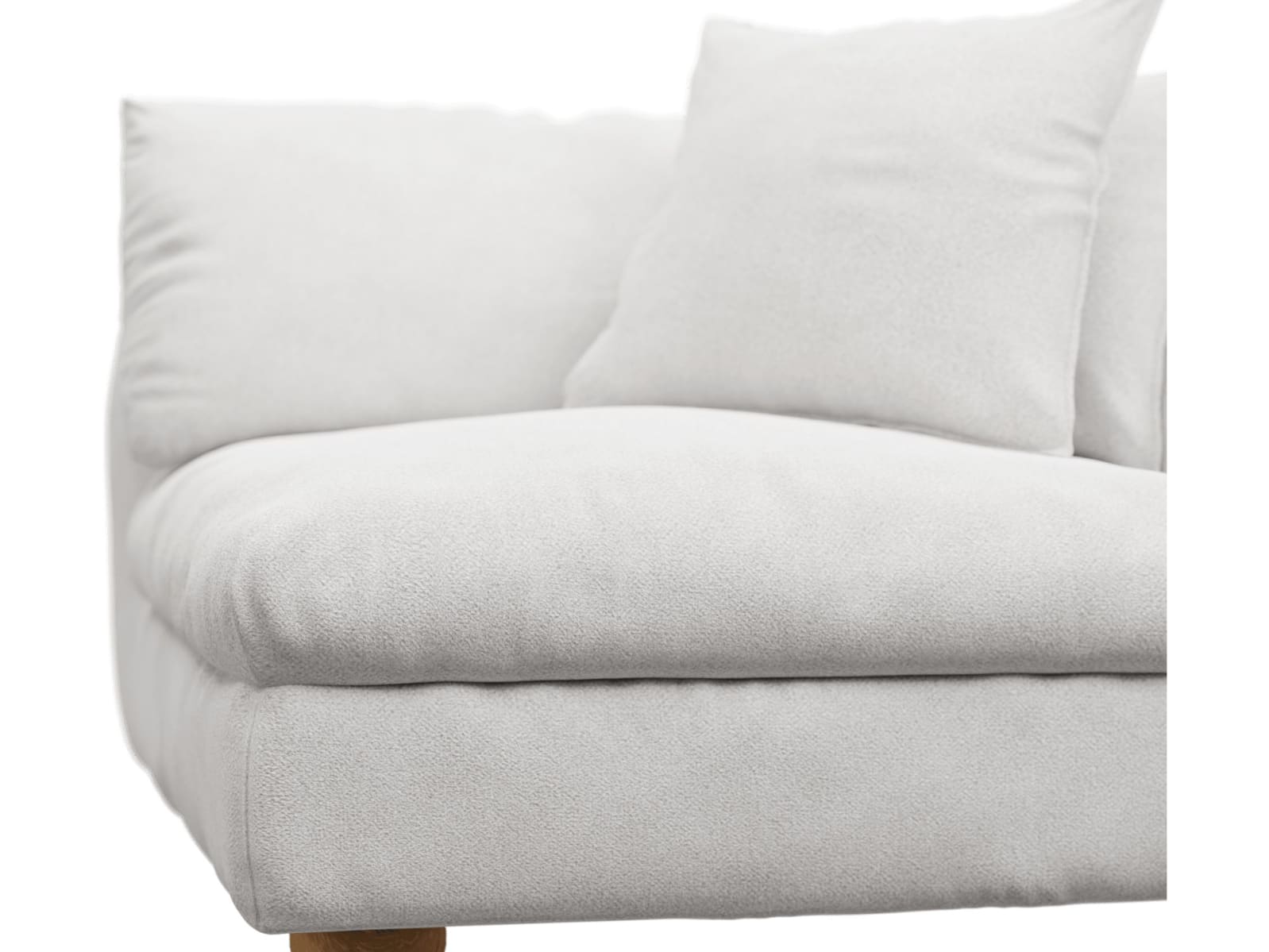 Tully Noa Fog Right Arm Facing Chair Module color Noa Fog