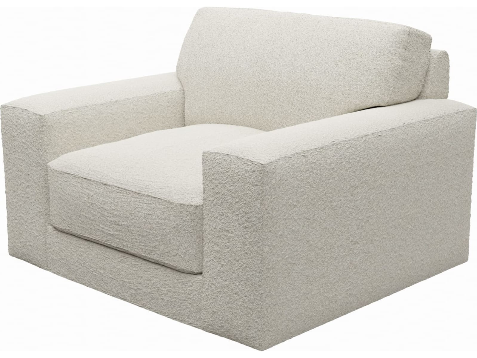 Monica Boucle Ivory Armchair color Boucle Ivory