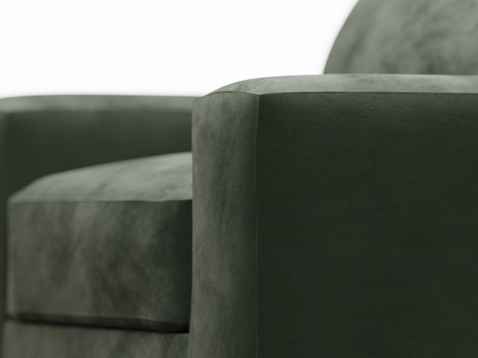 Monica Muse Forest Armchair color Muse Forest