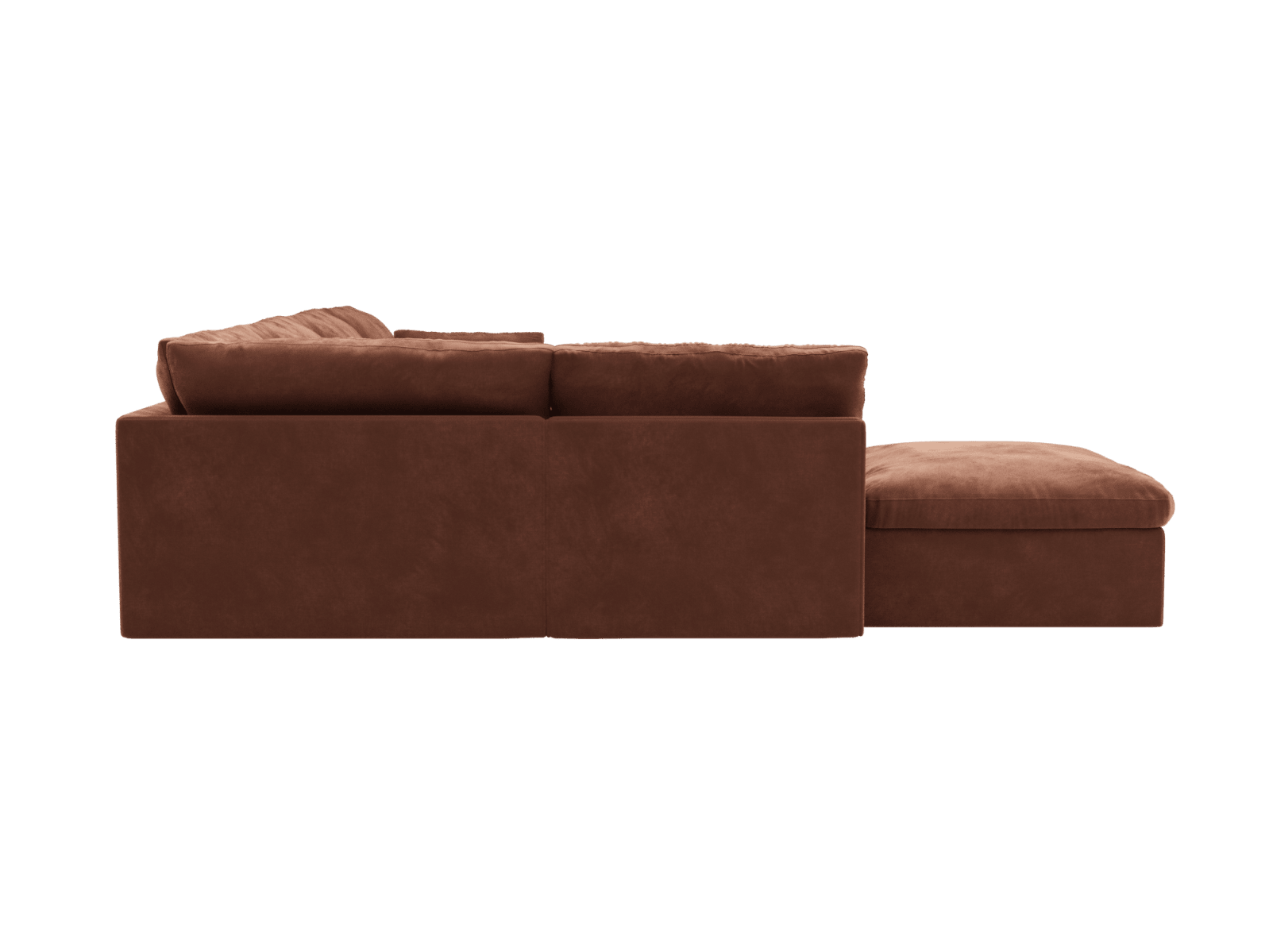 Retreat Muse Rust Modular Sofa - 6 Seater LAF Terminal color Muse Rust