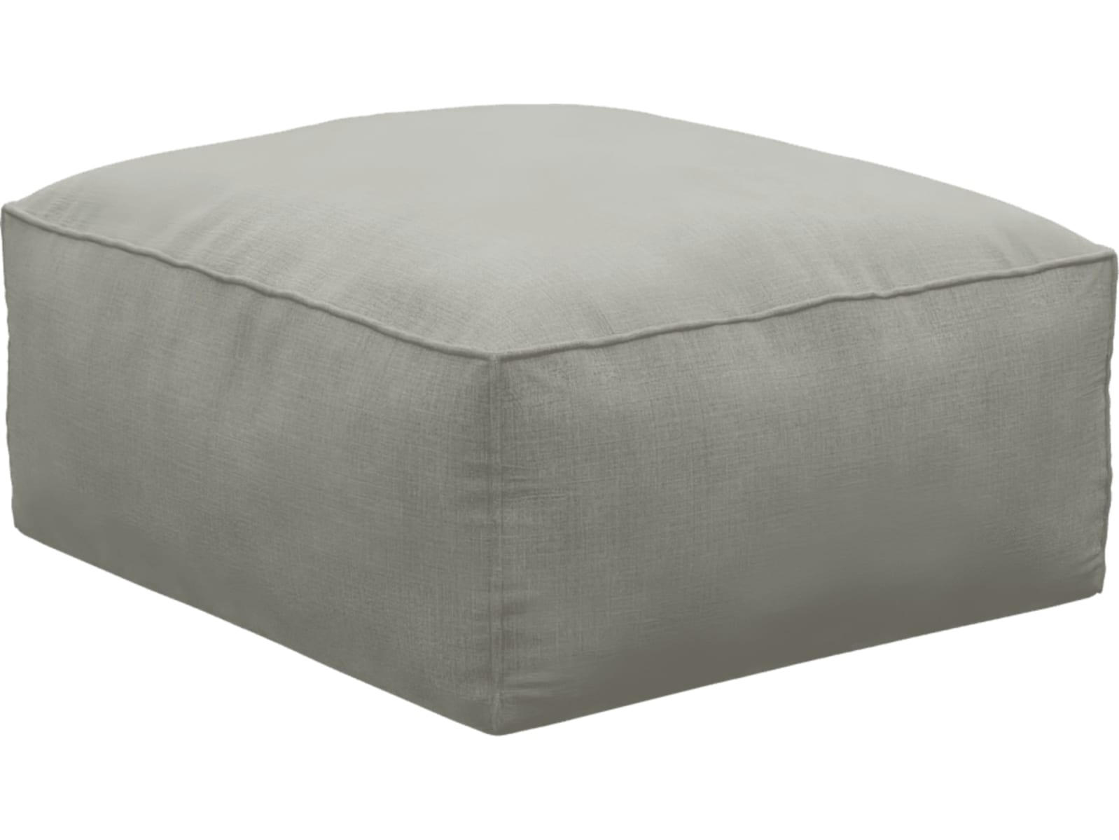 Riley Toorak Pebble Modular Small Ottoman color Toorak Pebble