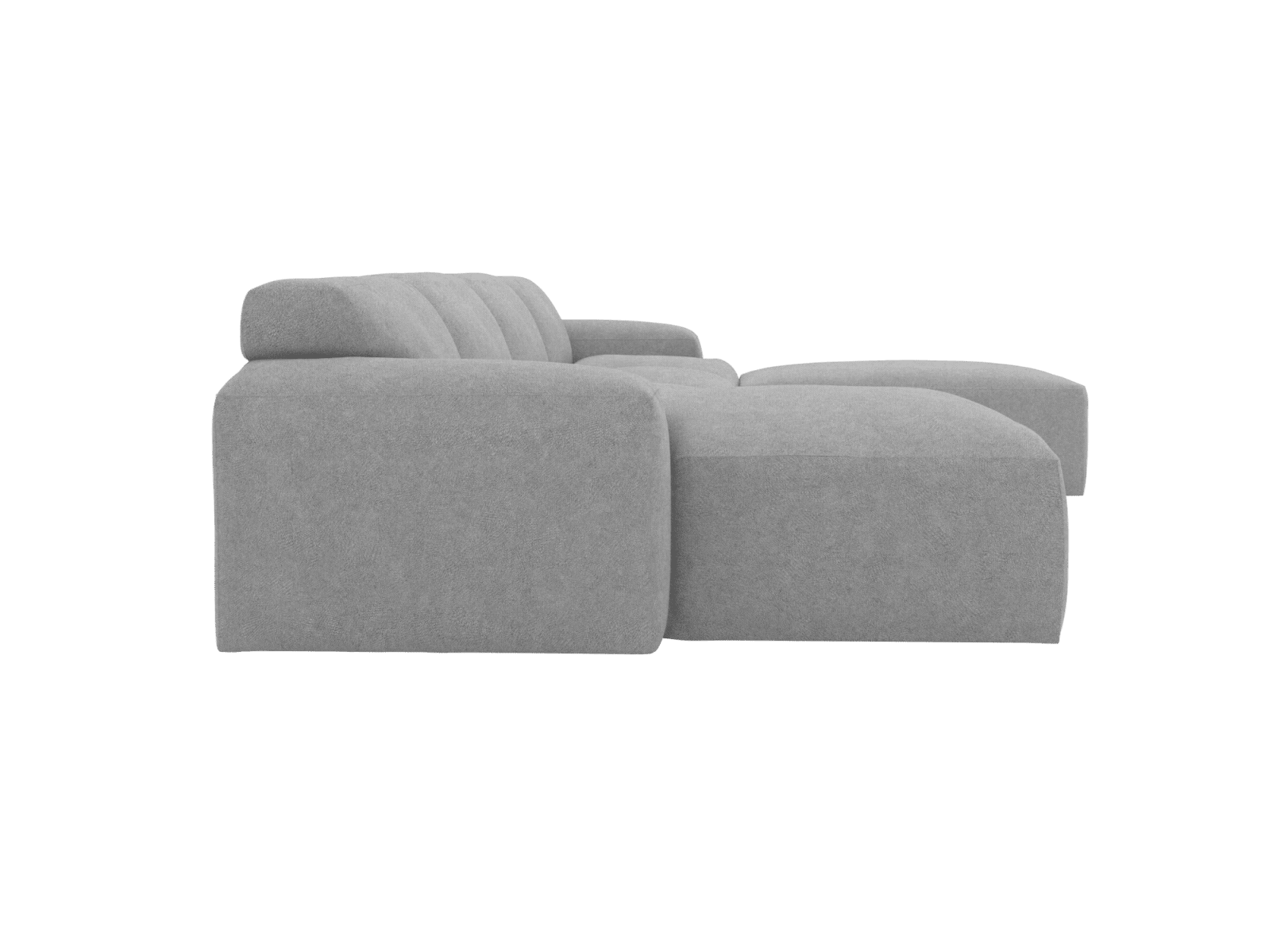 Copenhagen California Slate Chaise Sofa - 5 Seater U Shaped Modular color California Slate