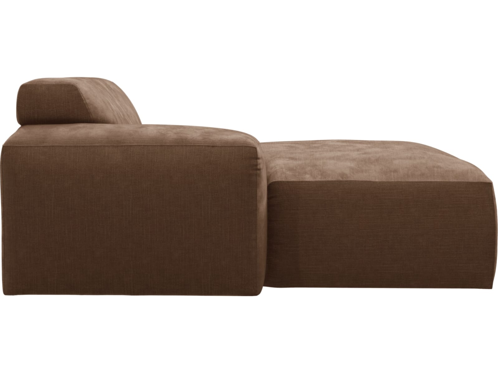 Copenhagen Tribute Chestnut Left Arm Facing Chaise Module color Tribute Chestnut