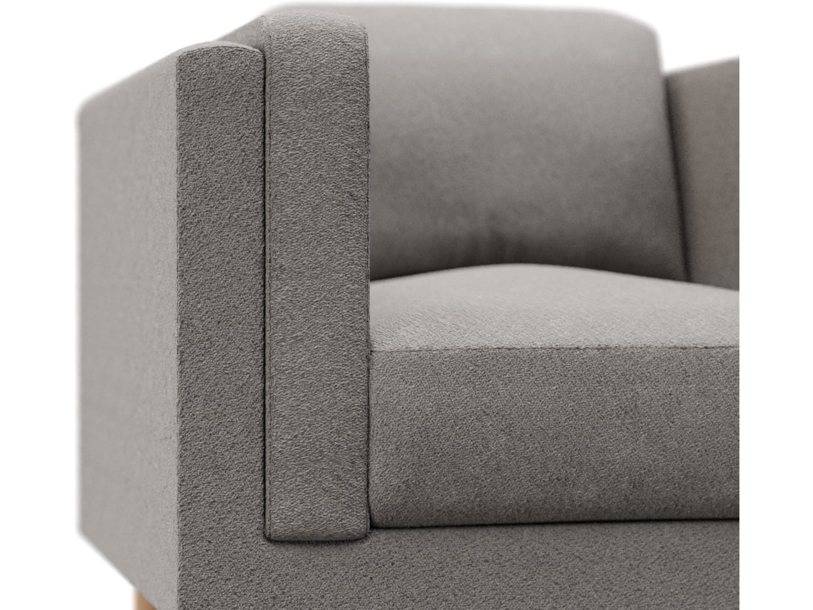 Hayes Boucle Pumice Armchair color Boucle Pumice