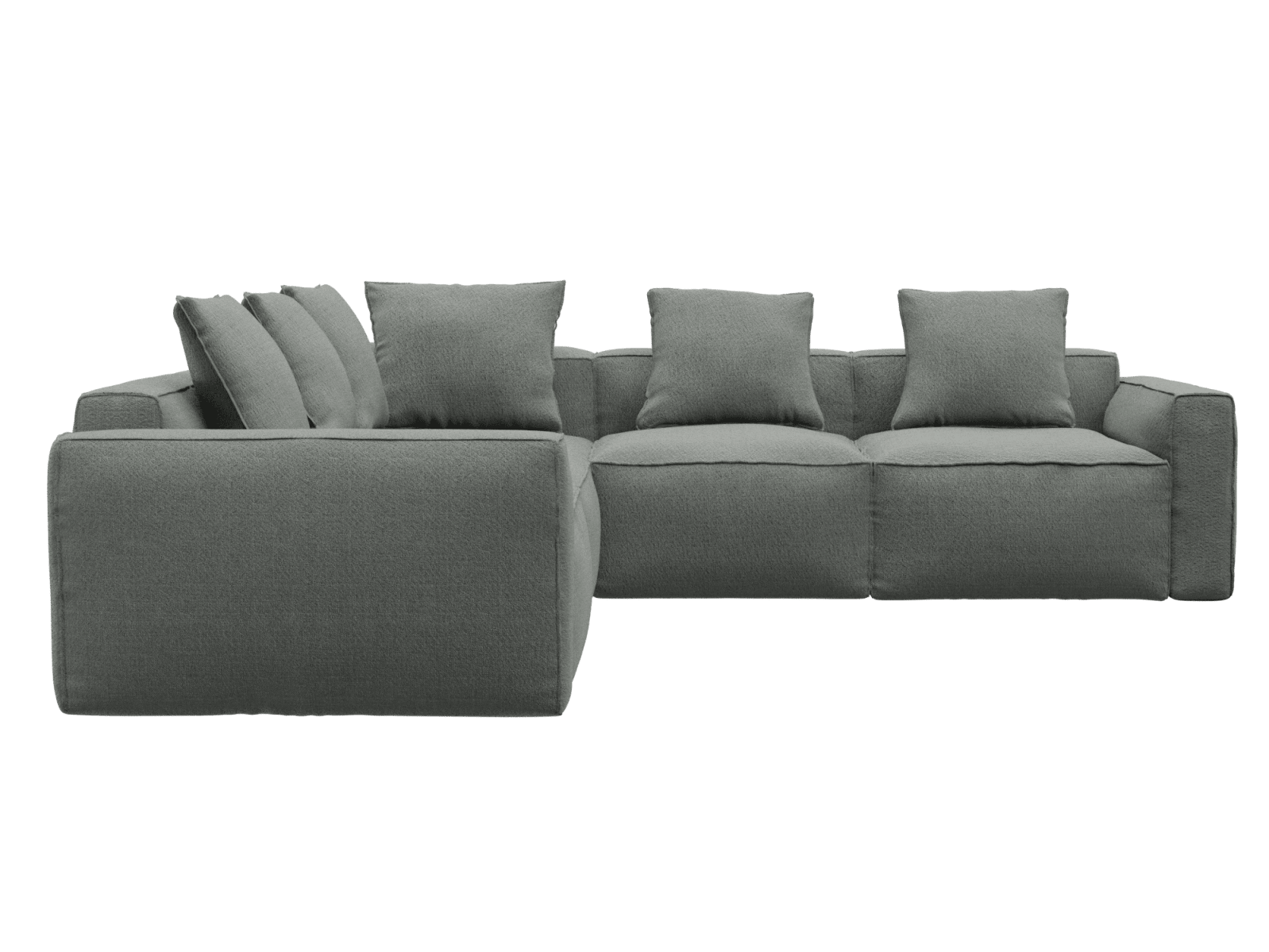 Riley Apt Tribute Storm Corner Sofa - 5 Seater color Tribute Storm