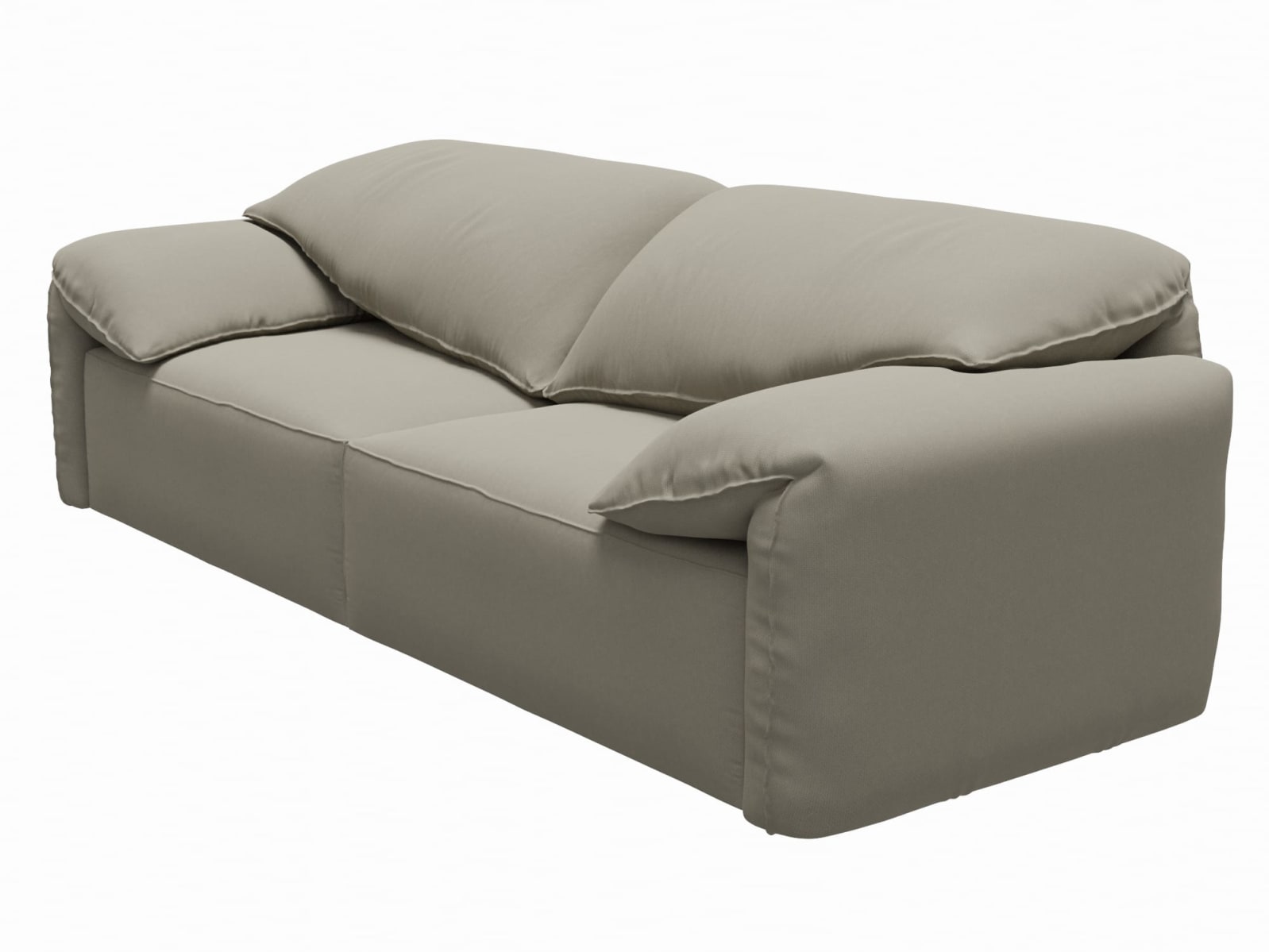 Clarence Plaza Natural Sofa - 4 Seater color Plaza Natural