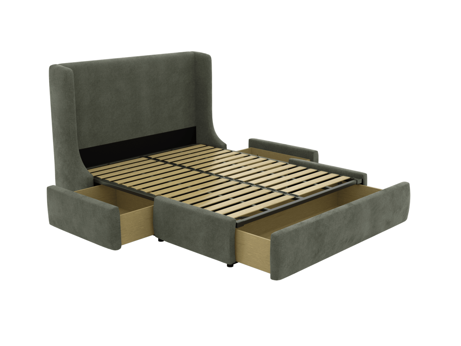 Lucy Drawer Bed Tribute Dark Jade color Tribute Dark Jade