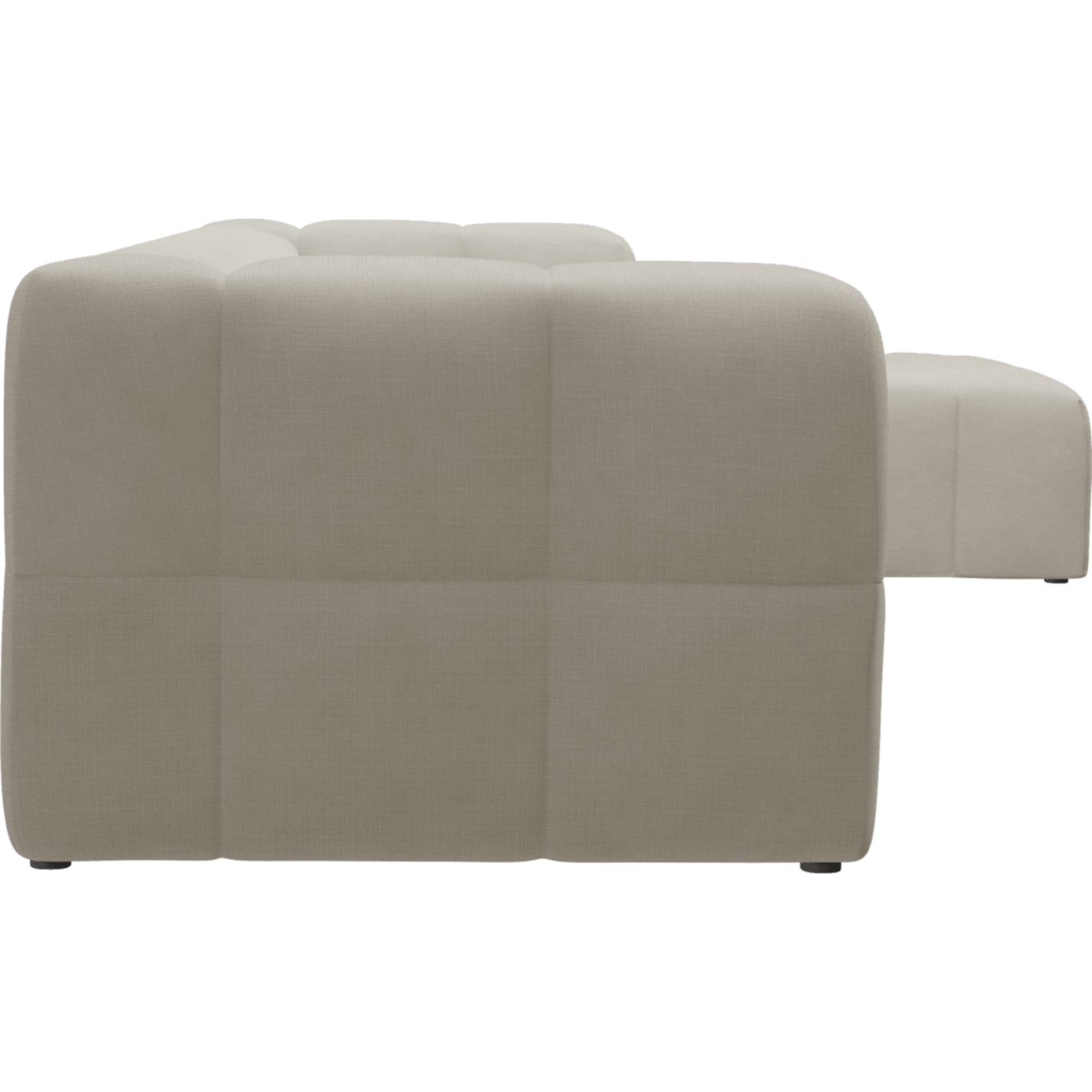 Lucello Toorak Pearl Modular Sofa with Ottoman - 5 Piece color Toorak Pearl