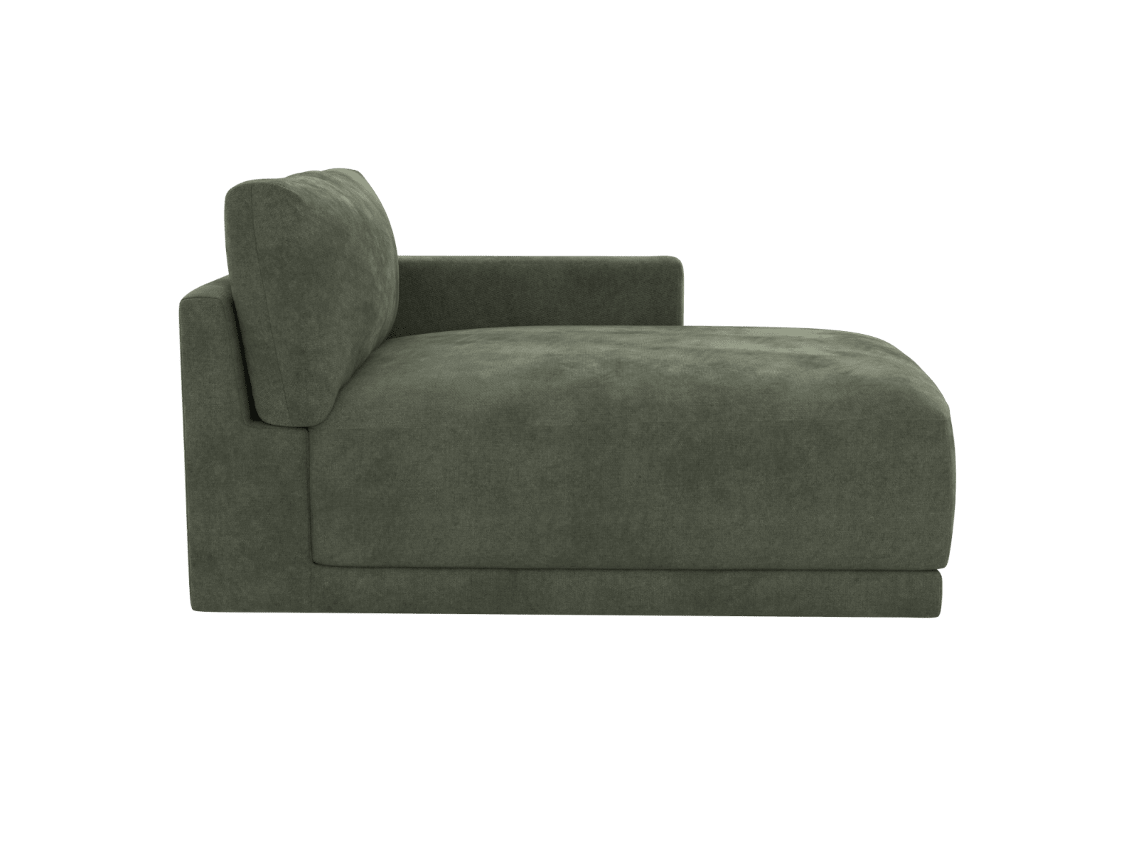 Haven Muse Forest Right Arm Facing Chaise Sofa Module color Muse Forest
