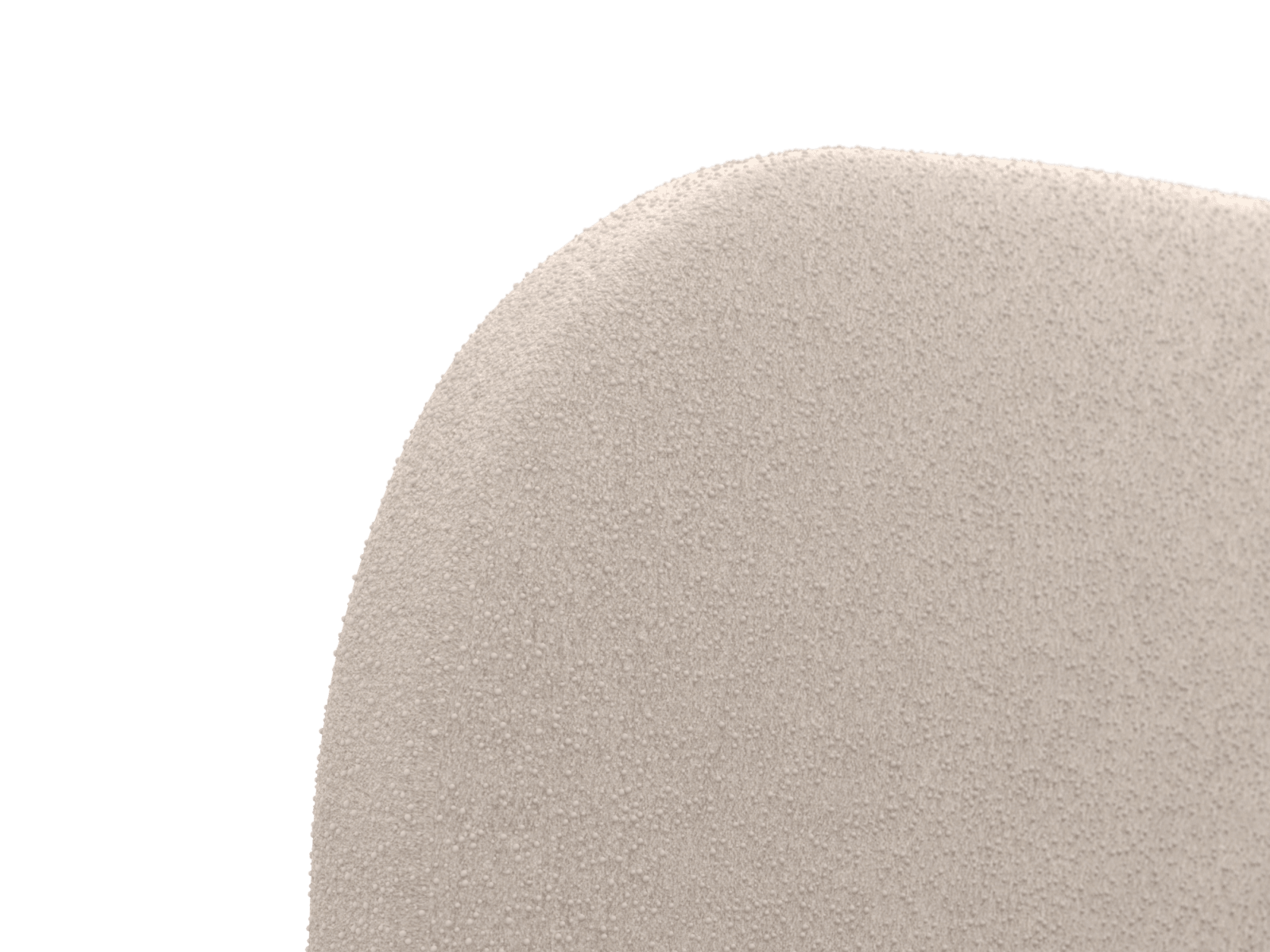 Capri Gas Lift Bed Boucle Pumice King color Pumice