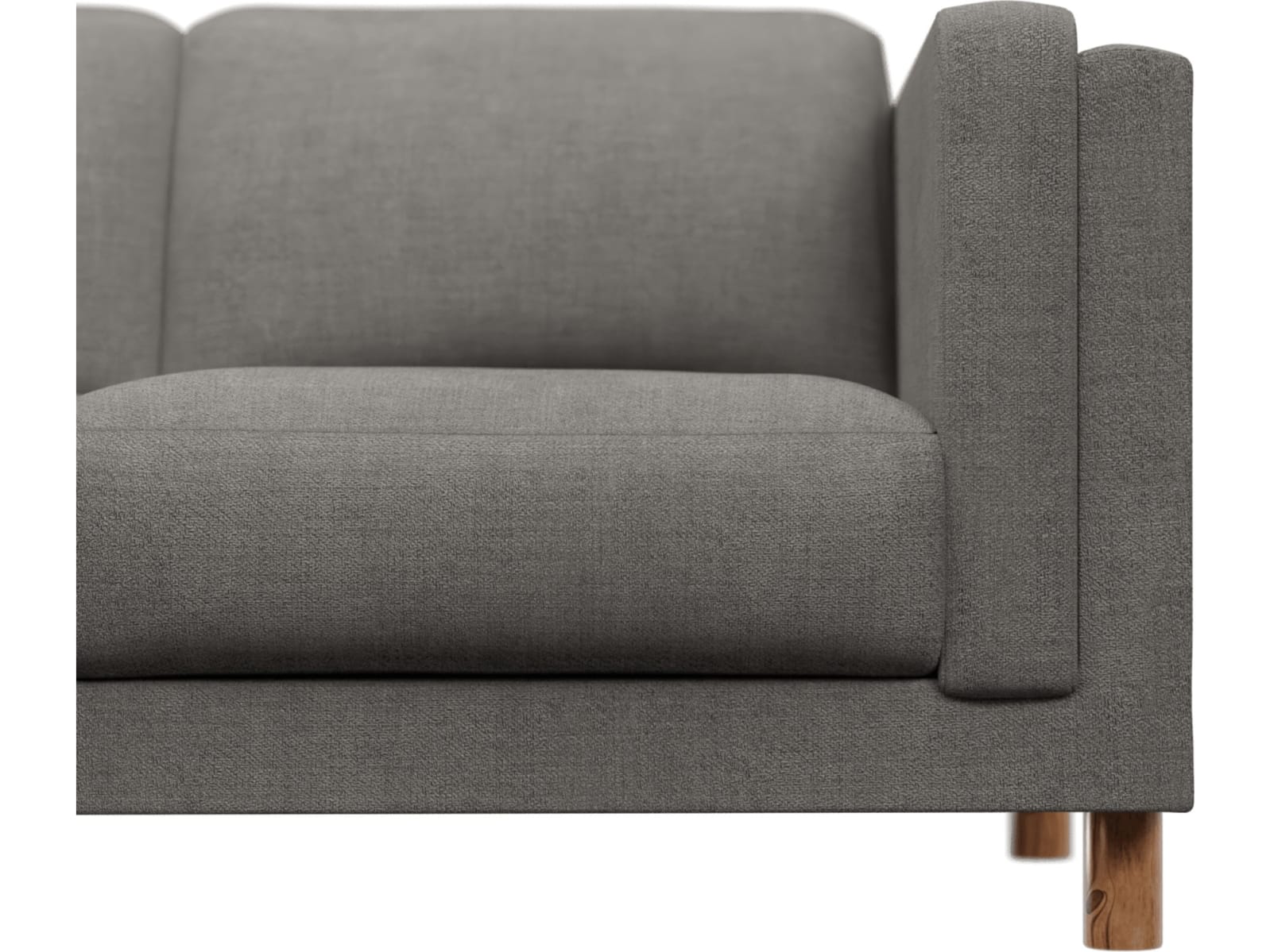 Hayes Isla Soft Grey Chaise Sofa - 3 Seater color Isla Soft Grey