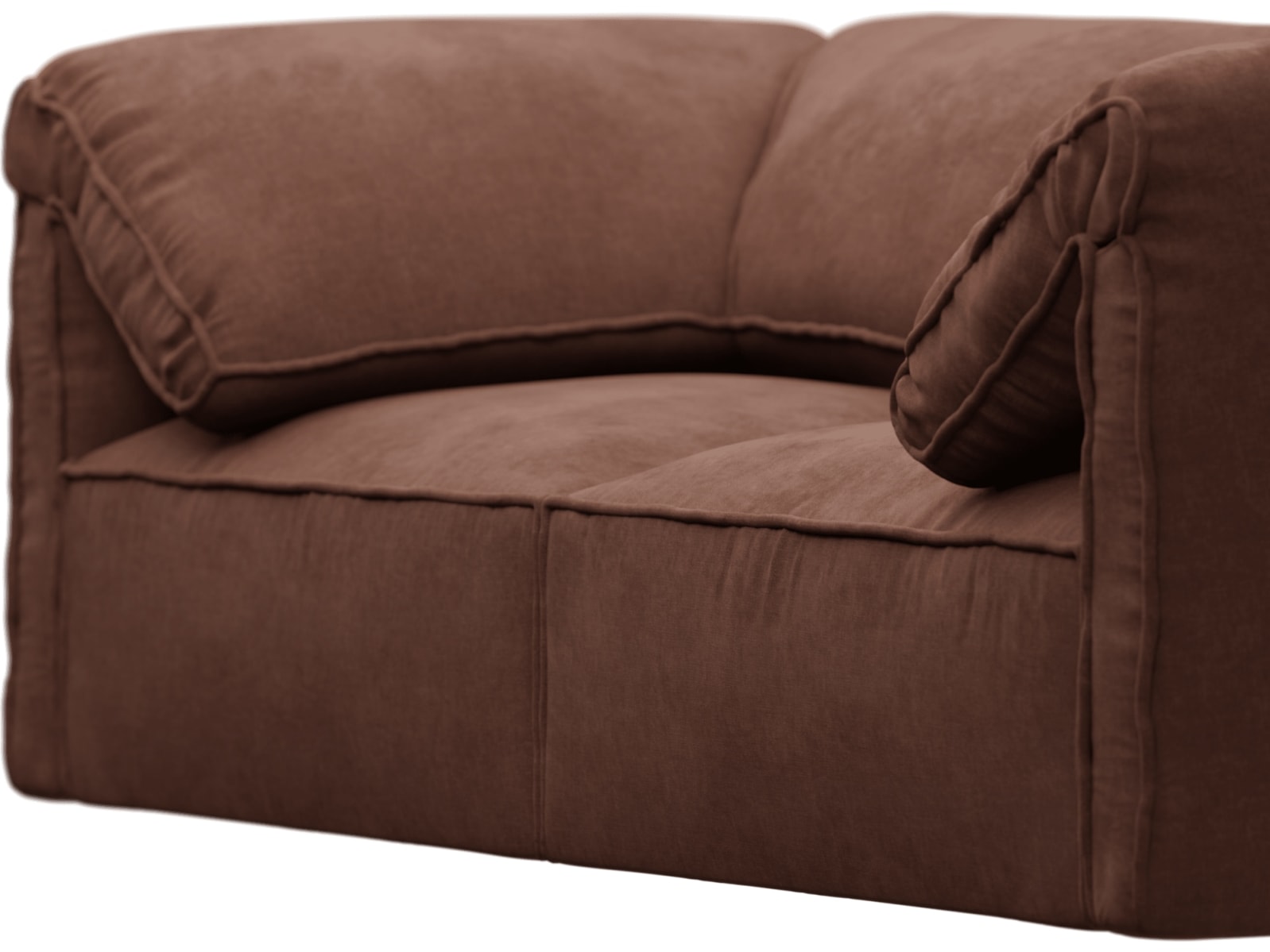 Kai Muse Rust Modular Sofa - 2 Seater color Muse Rust