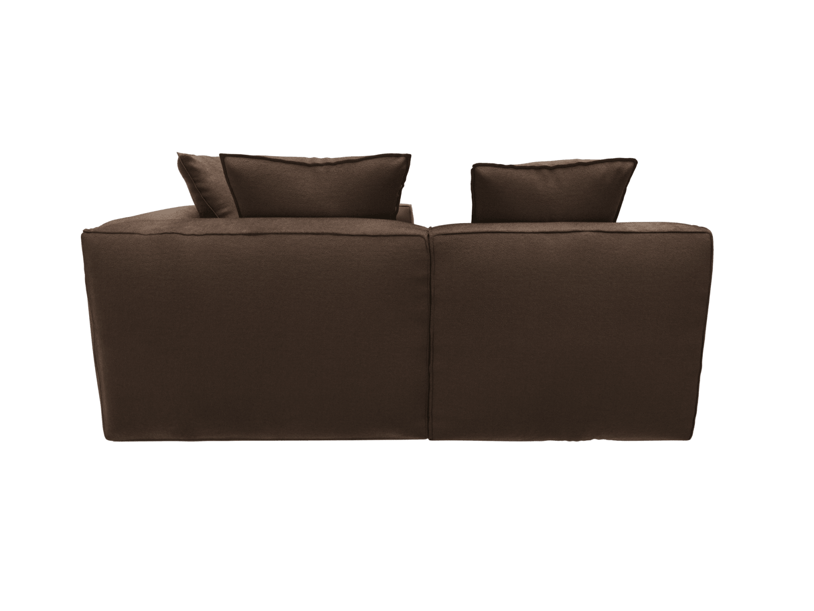 Riley Apt Muse Chocolate Corner Sofa - 4 Seater LAF Terminal color Muse Chocolate