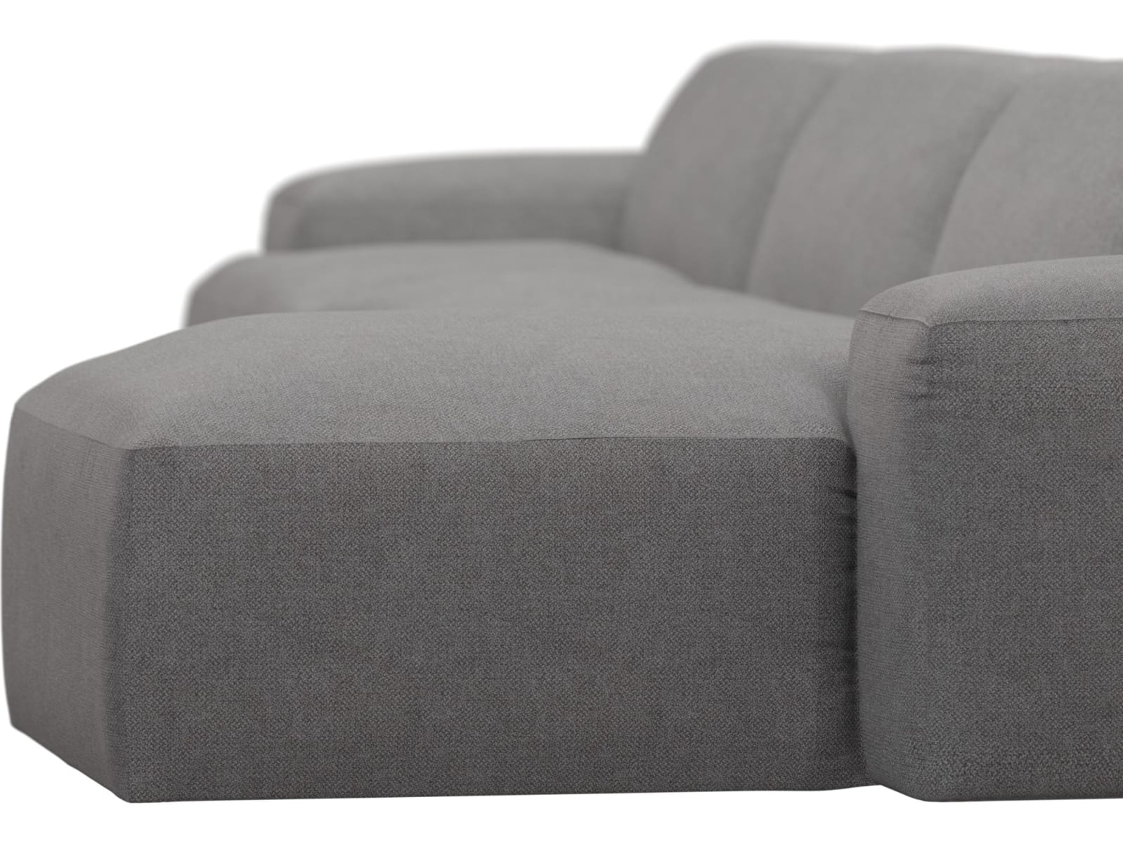 Copenhagen California Slate Chaise Sofa - 4 Seater color California Slate