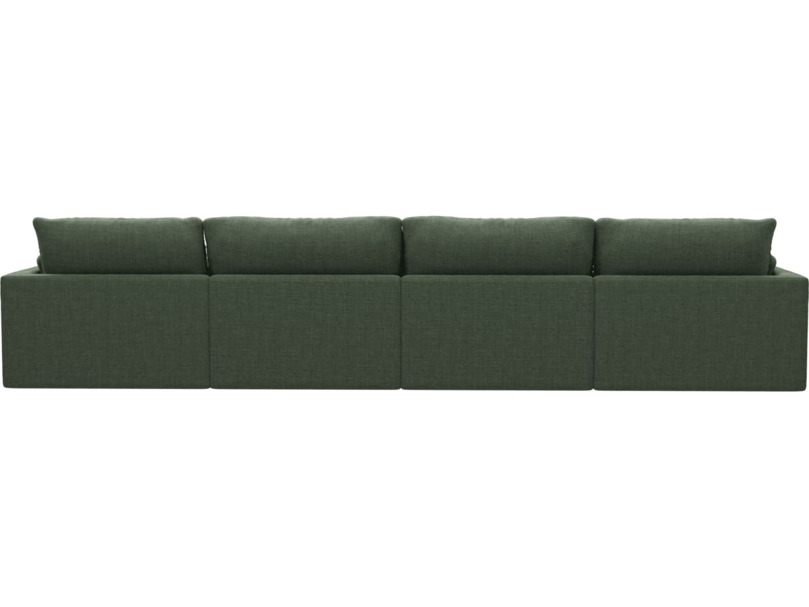 Willow Tribute Dark Jade Modular Sofa - 4 Seater color Tribute Dark Jade