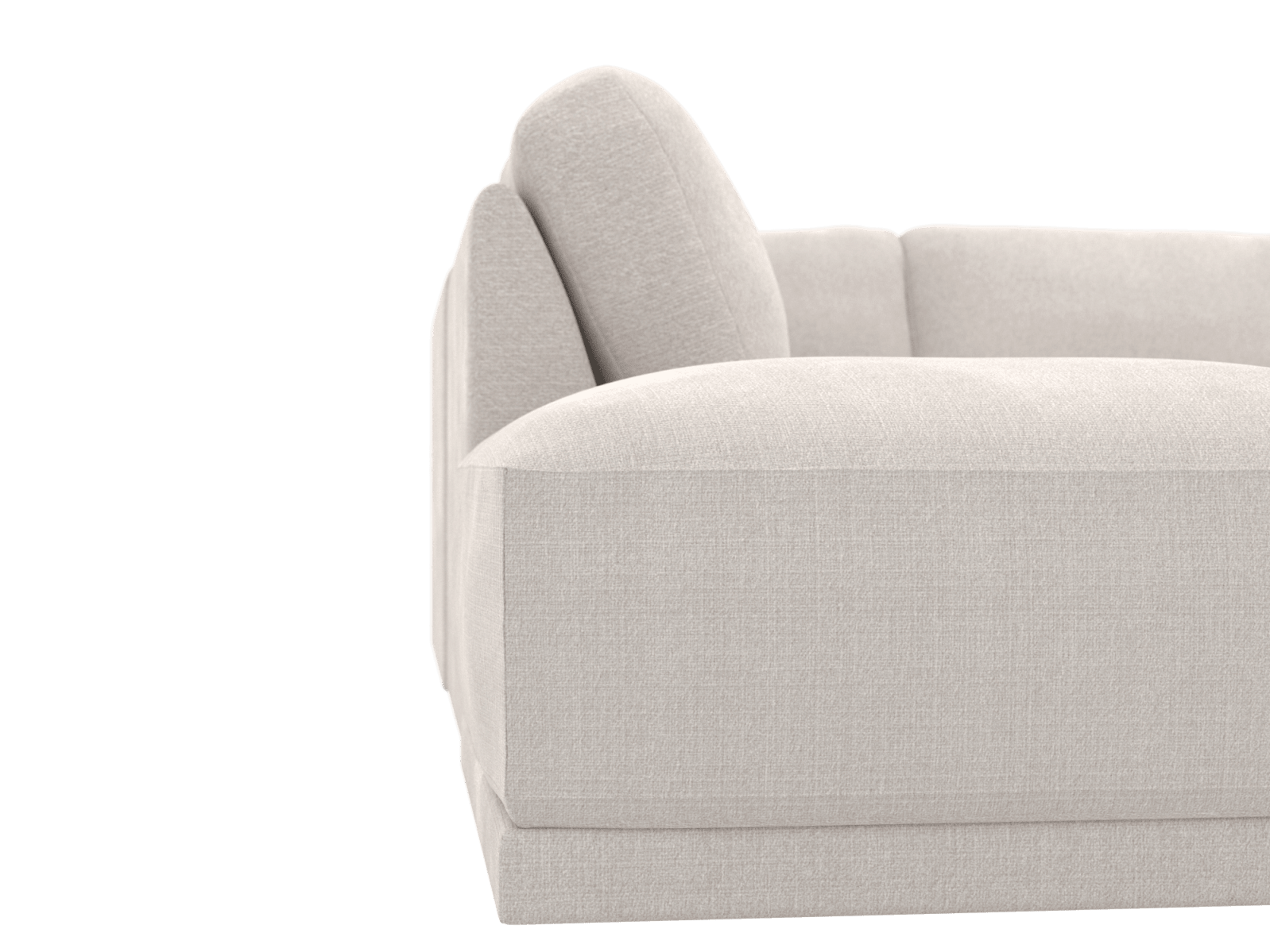 Emily Modular Sofa Toorak Pearl - 5 Piece color Toorak Pearl