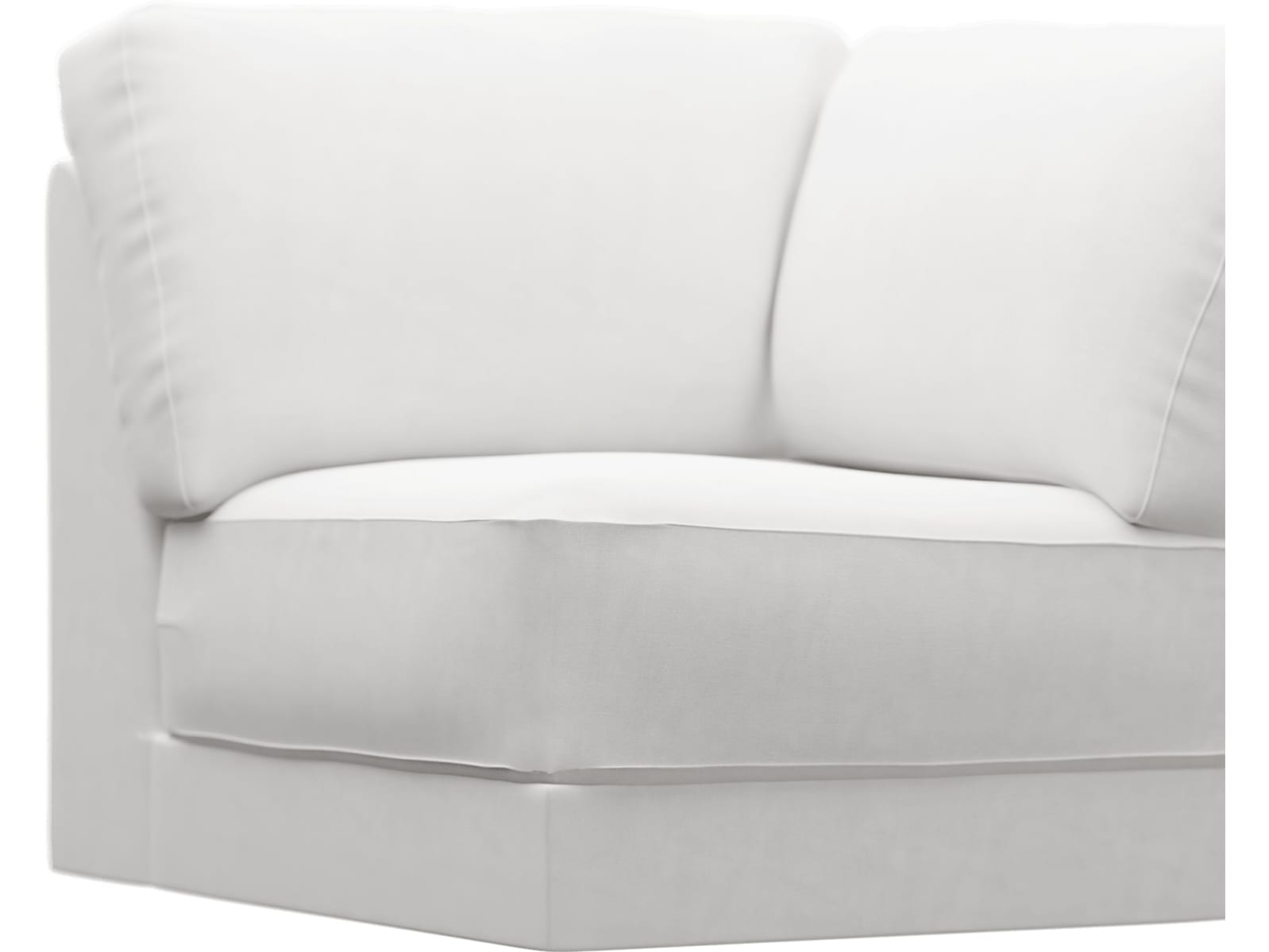 Monica Muse Frost Corner Sofa Chair Module color Muse Frost