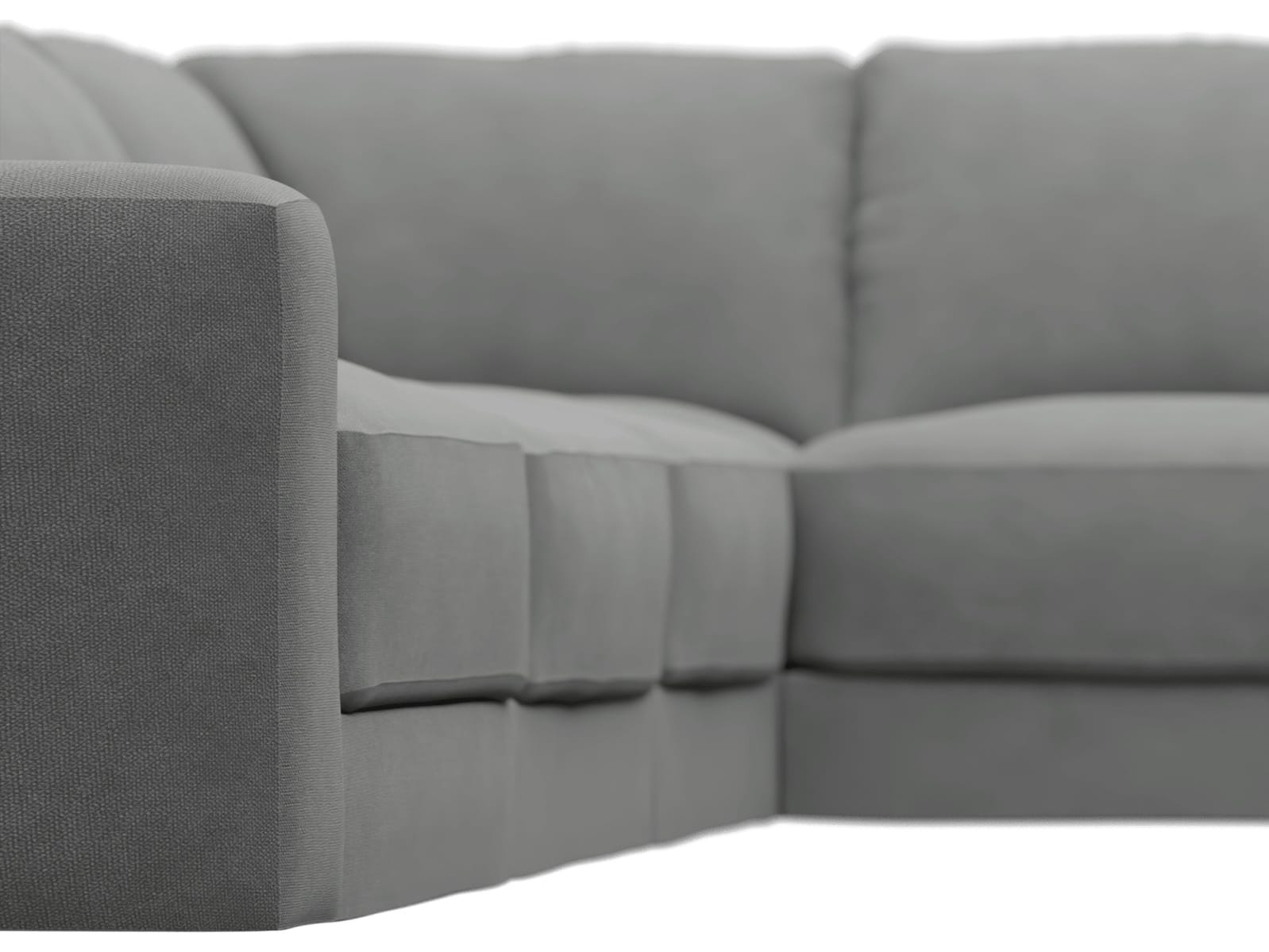 Monica Maya Flint Sofa - 6 Seater RAF Terminal color Maya Flint