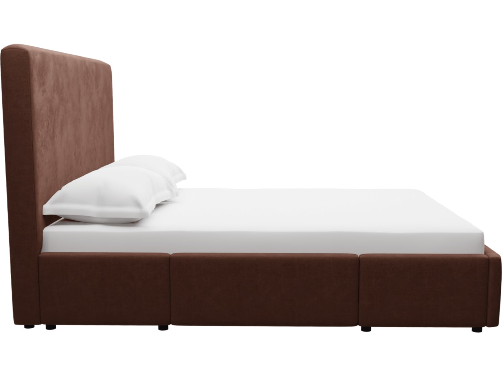 Aria Drawer Bed Muse Rust color Muse Rust