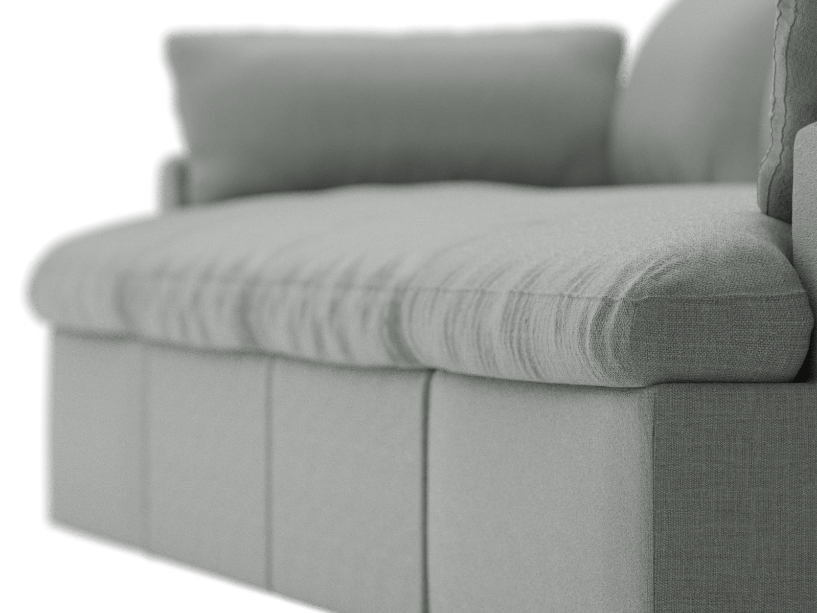 Retreat Tribute Storm Modular Sofa - 4 Piece color Tribute Storm