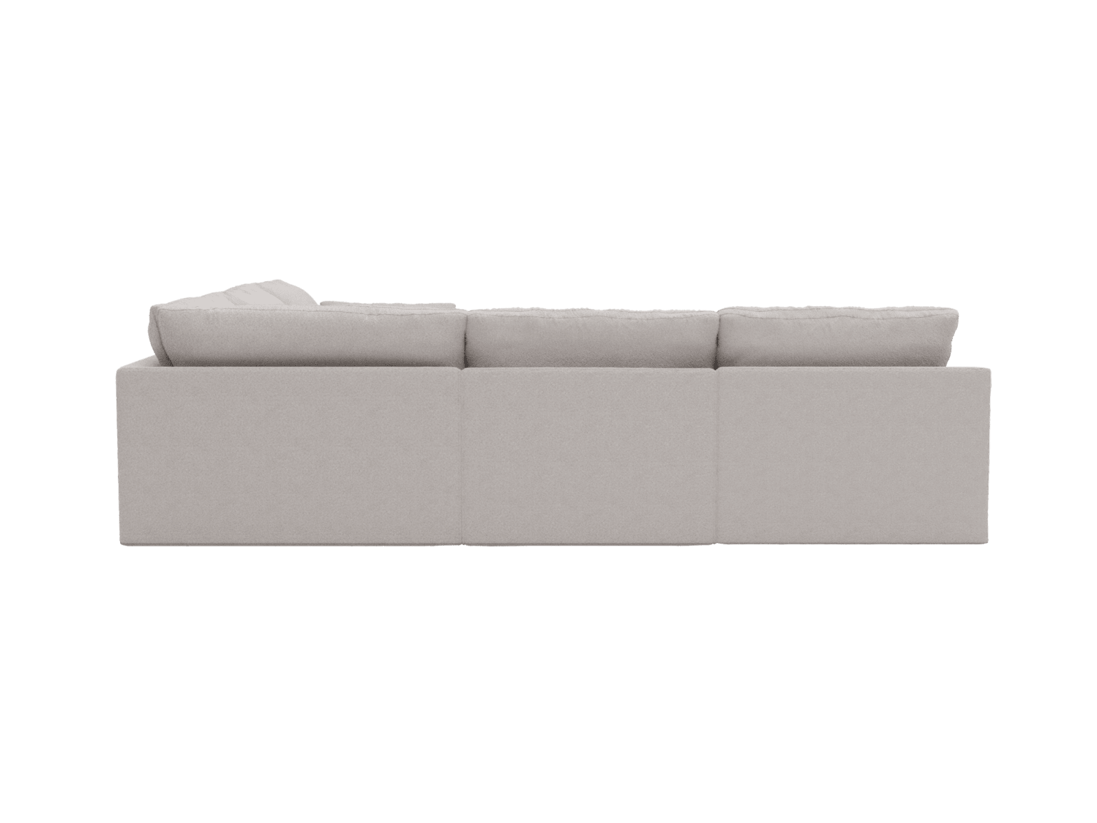 Retreat Boucle Pumice Corner Sofa - 5 Seater color Boucle Pumice